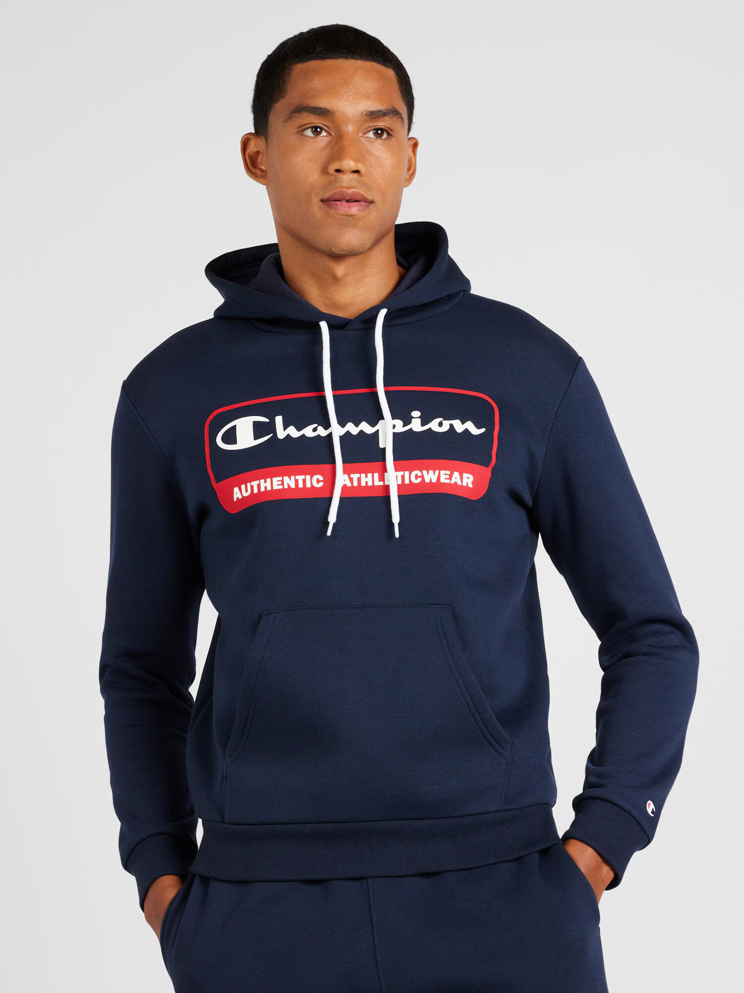 Champion Authentic Athletic Apparel Mikina námornícka modrá / červená / biela - Pepit.sk