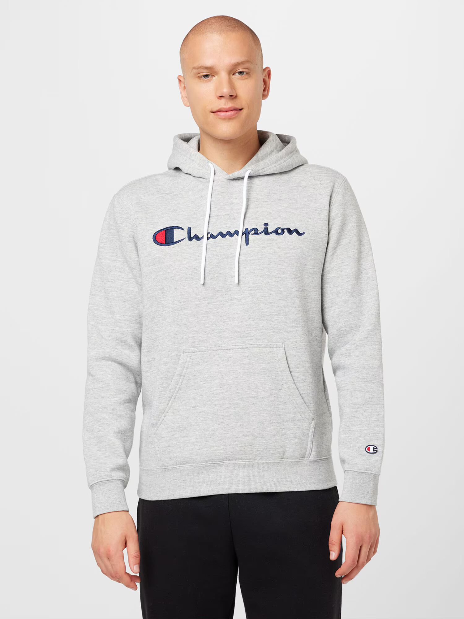 Champion Authentic Athletic Apparel Mikina 'Classic' námornícka modrá / sivá melírovaná / červená - Pepit.sk