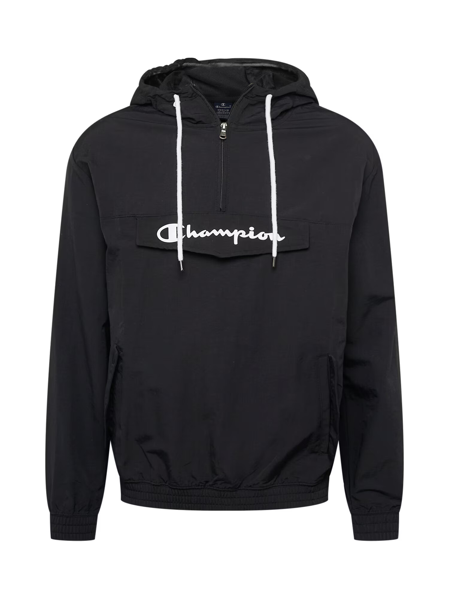 Champion Authentic Athletic Apparel Prechodná bunda čierna / biela - Pepit.sk