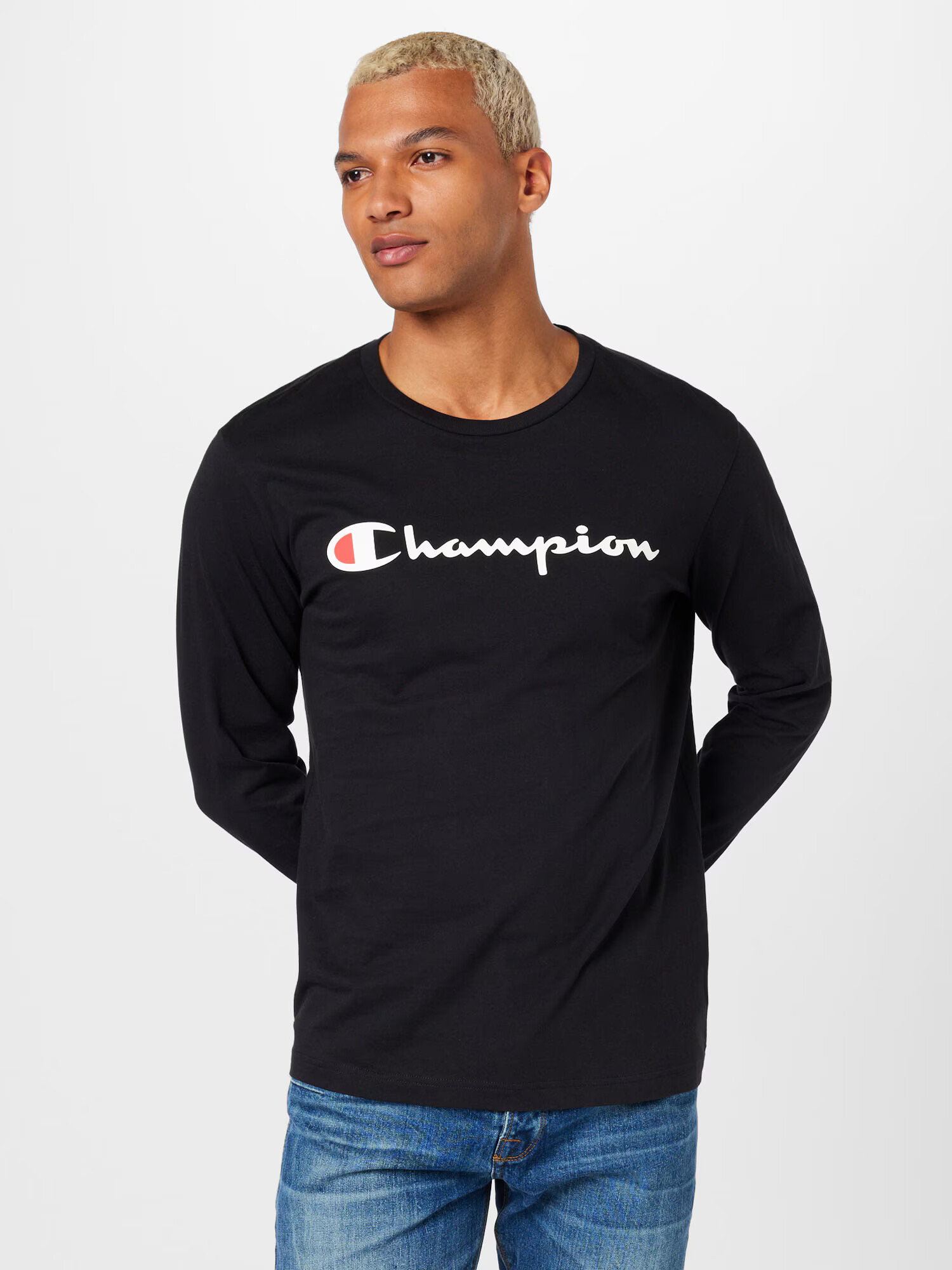 Champion Authentic Athletic Apparel Tričko 'Classic' červená / čierna / biela - Pepit.sk