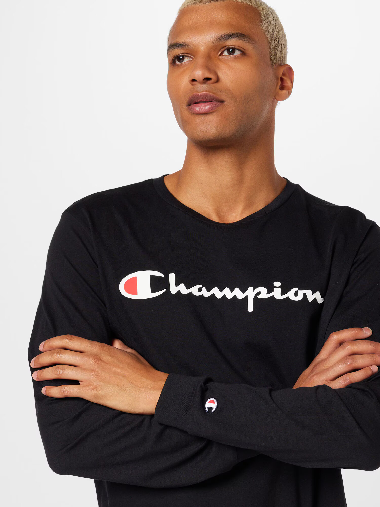 Champion Authentic Athletic Apparel Tričko 'Classic' červená / čierna / biela - Pepit.sk