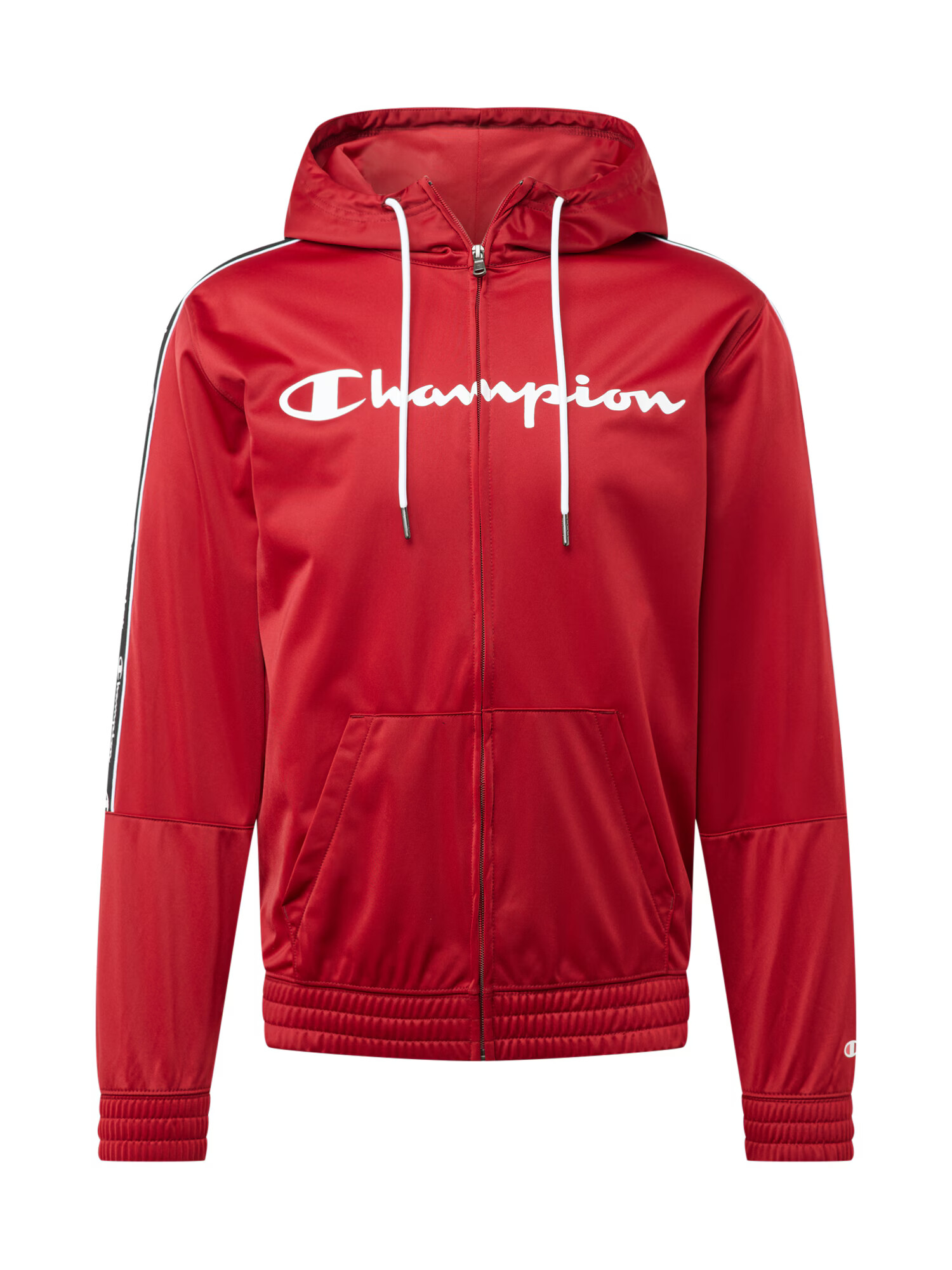 Champion Authentic Athletic Apparel Tepláková bunda červená / biela - Pepit.sk