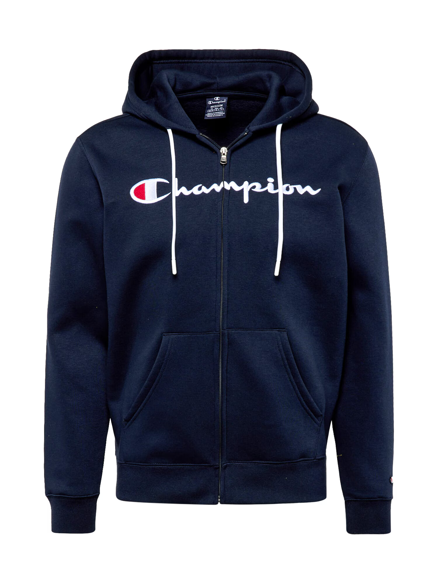 Champion Authentic Athletic Apparel Tepláková bunda tmavomodrá / červená / biela - Pepit.sk