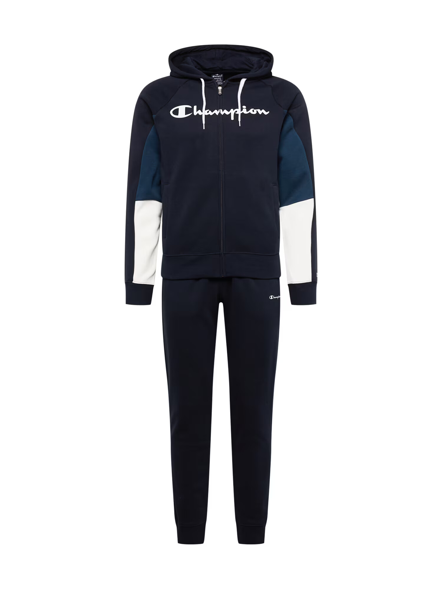 Champion Authentic Athletic Apparel Tréningový komplet čierna / biela - Pepit.sk