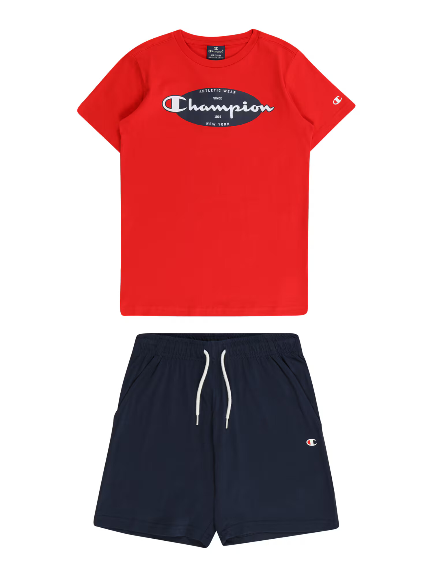 Champion Authentic Athletic Apparel Tréningový komplet modrá / červená / biela - Pepit.sk