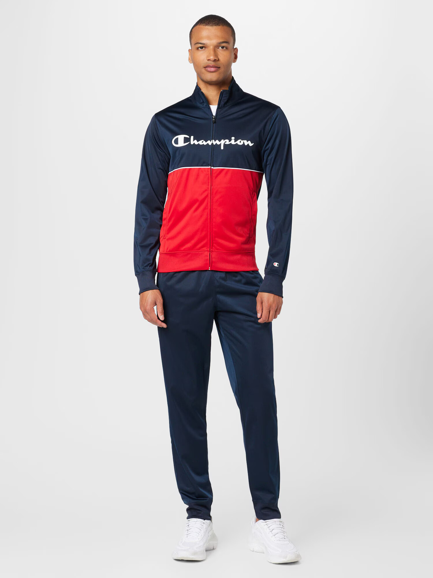 Champion Authentic Athletic Apparel Tréningový komplet námornícka modrá / červená / biela - Pepit.sk