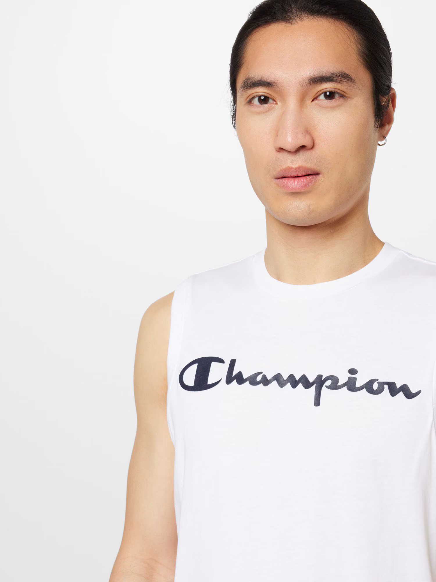 Champion Authentic Athletic Apparel Tričko čierna / biela - Pepit.sk