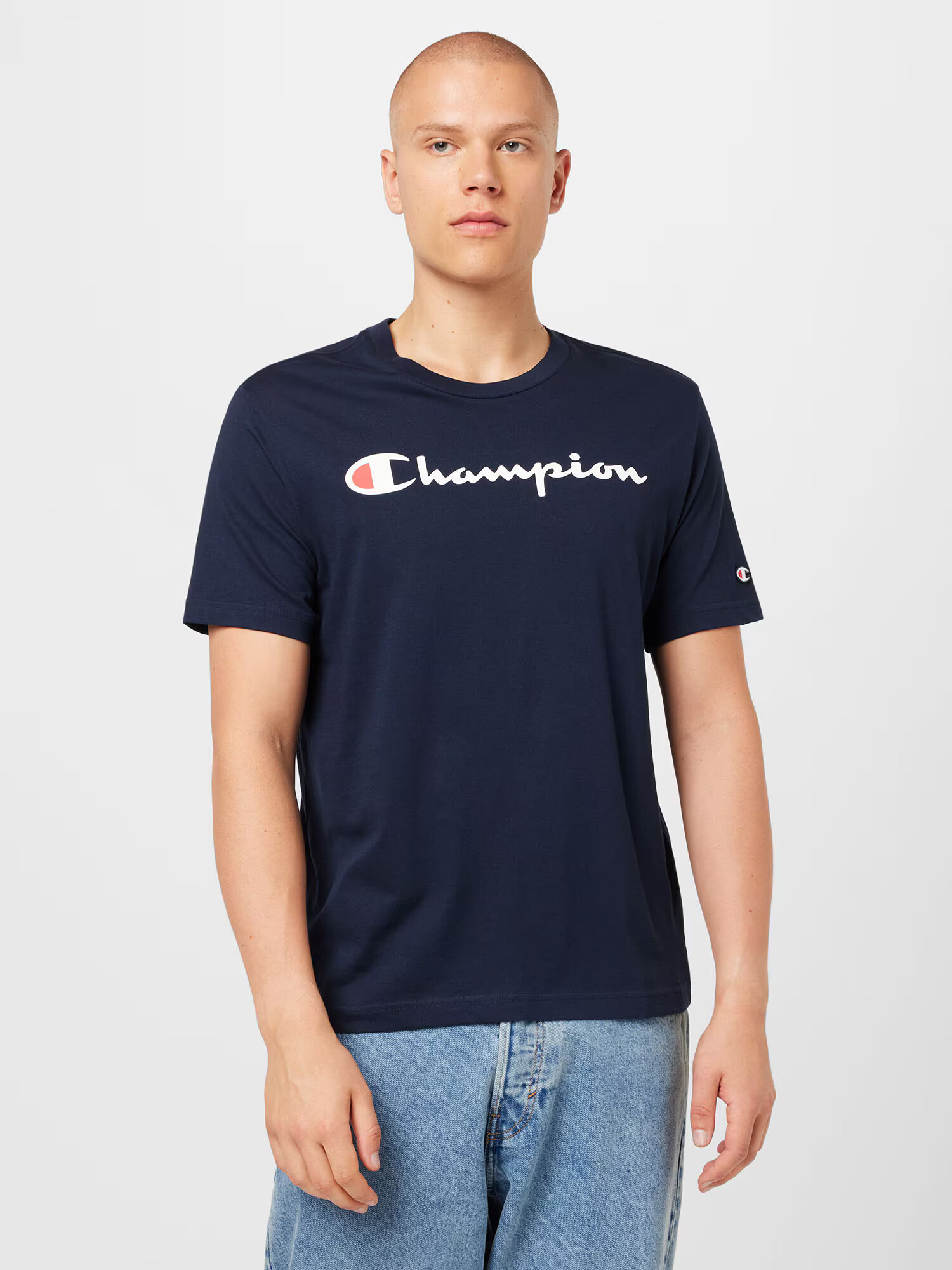 Champion Authentic Athletic Apparel Tričko námornícka modrá / červená / biela - Pepit.sk