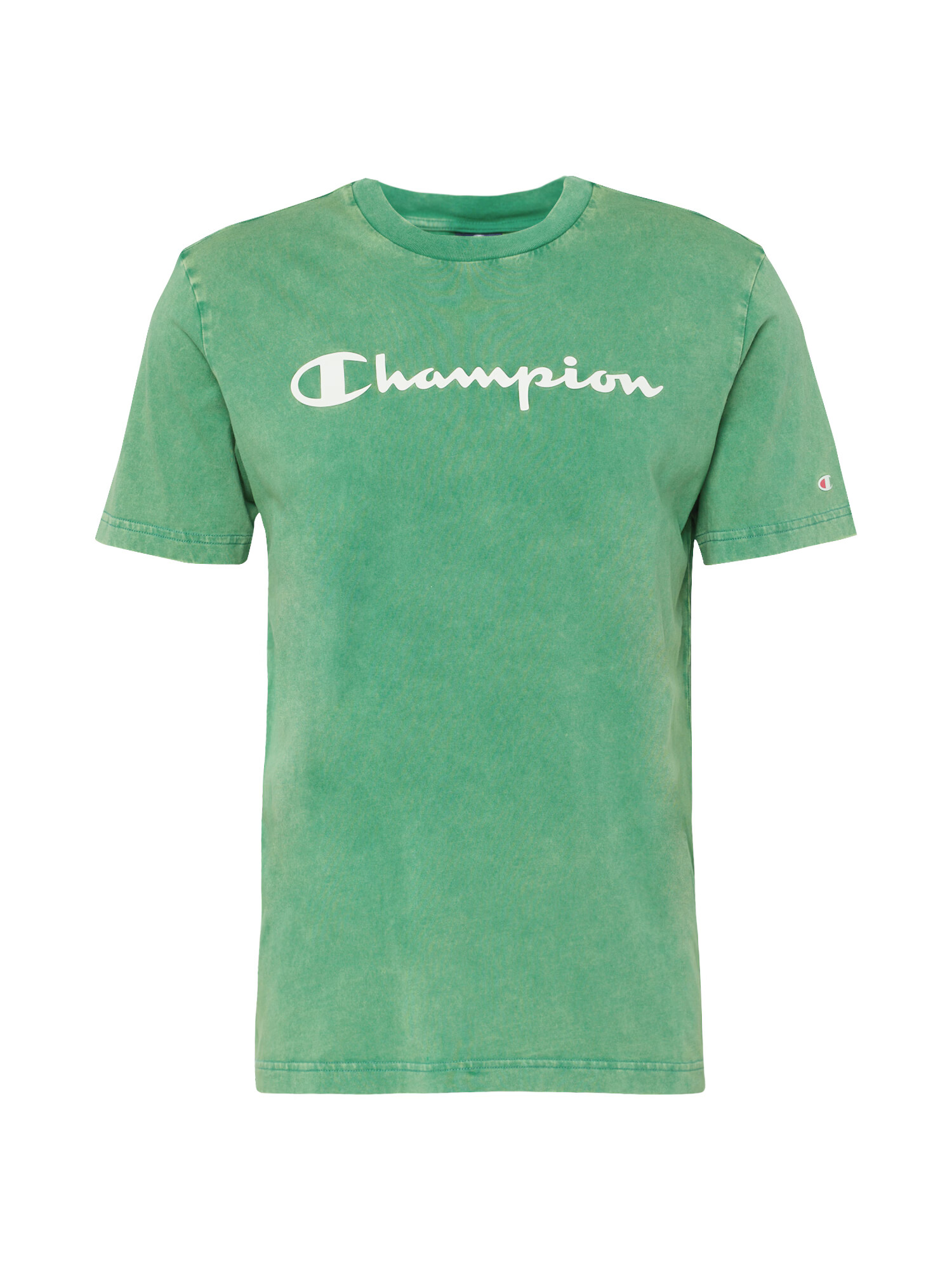 Champion Authentic Athletic Apparel Tričko trávovo zelená / svetločervená / biela - Pepit.sk