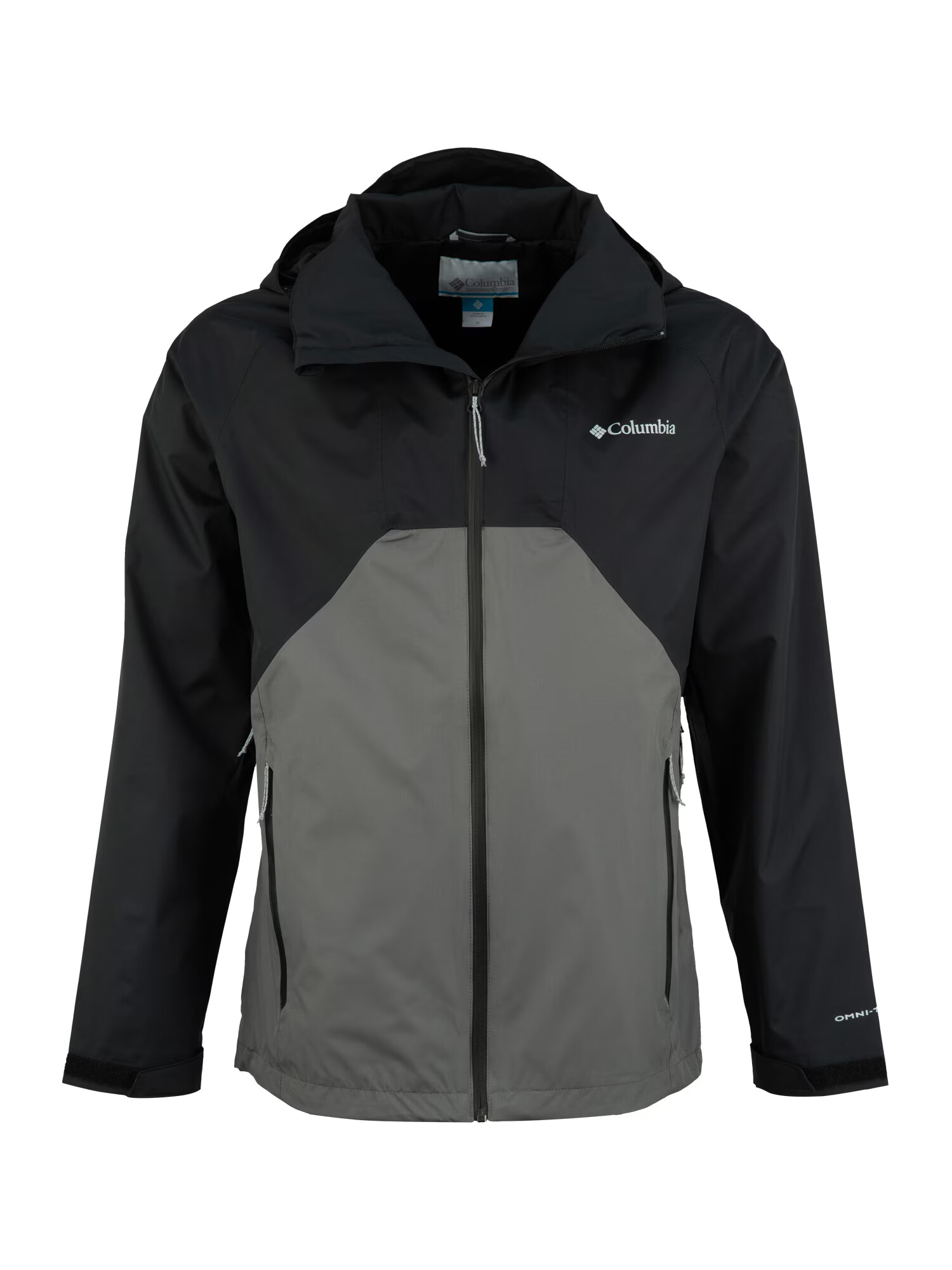 COLUMBIA Outdoorová bunda 'Rain Scape Jacket' tmavosivá / čierna - Pepit.sk