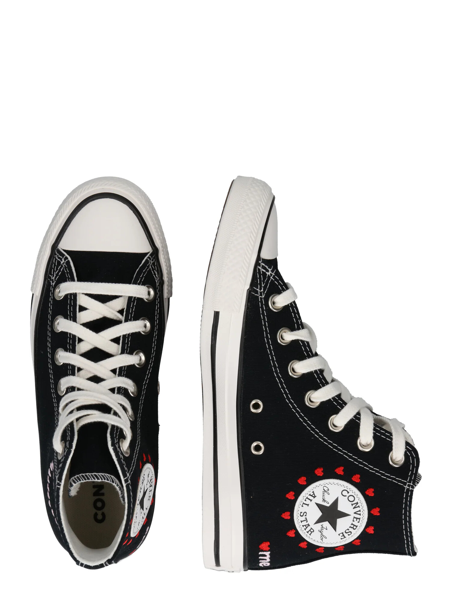 CONVERSE Členkové tenisky 'Chuck Taylor All Star' čierna / biela - Pepit.sk