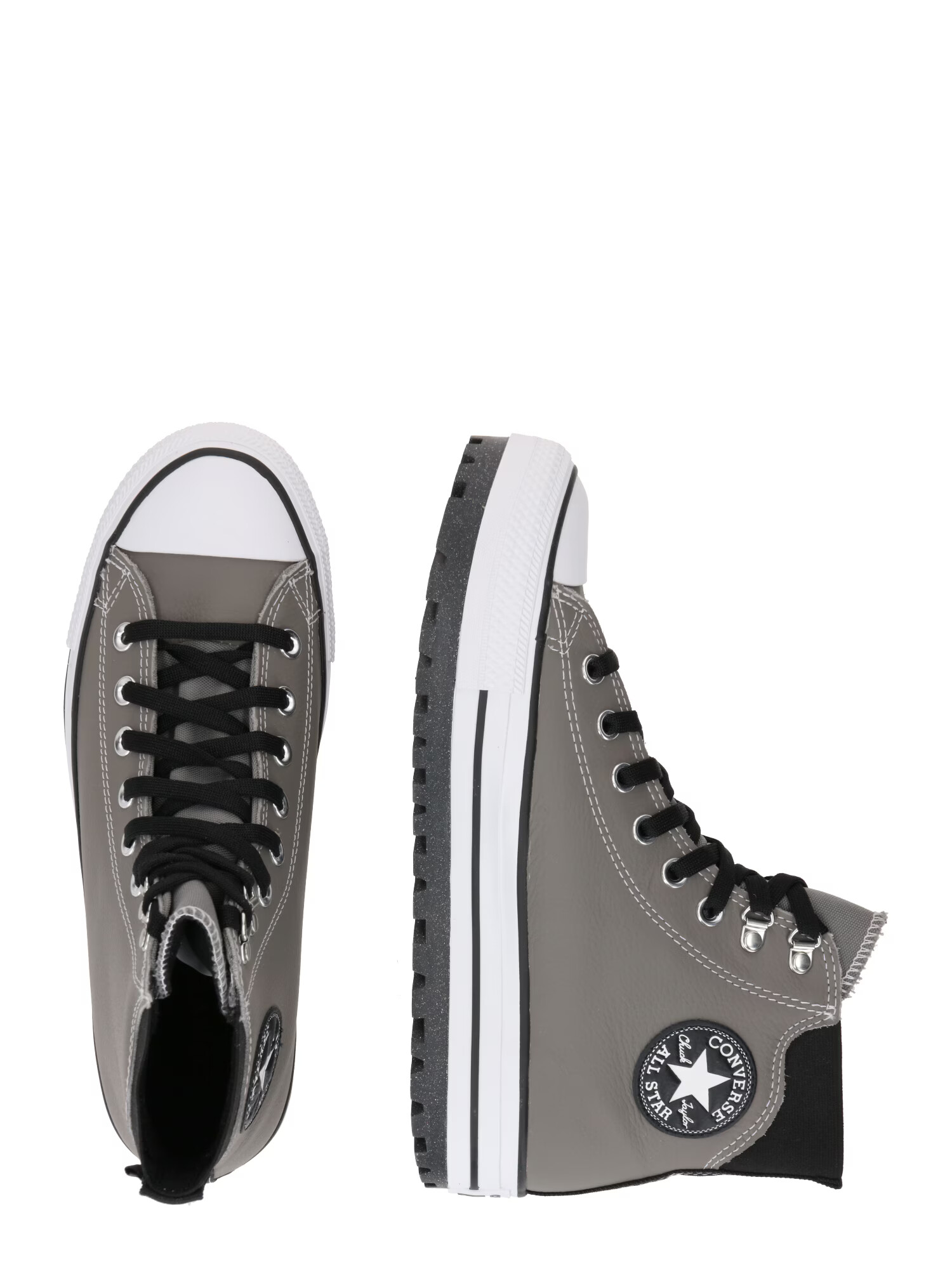 CONVERSE Členkové tenisky 'CHUCK TAYLOR ALL STAR CITY' sivá / čierna / biela - Pepit.sk