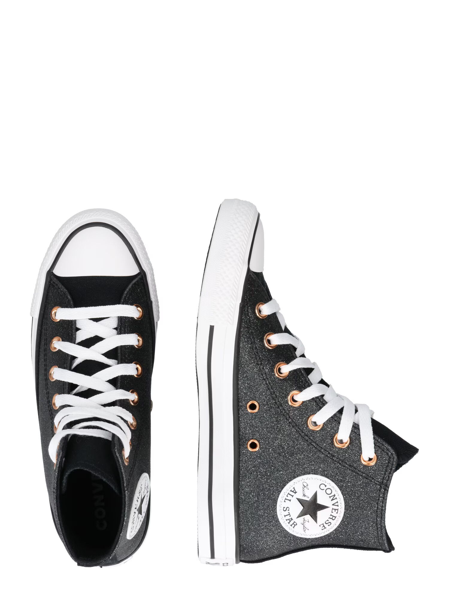 CONVERSE Členkové tenisky 'CHUCK TAYLOR ALL STAR FOREST' čierna / strieborná / biela - Pepit.sk