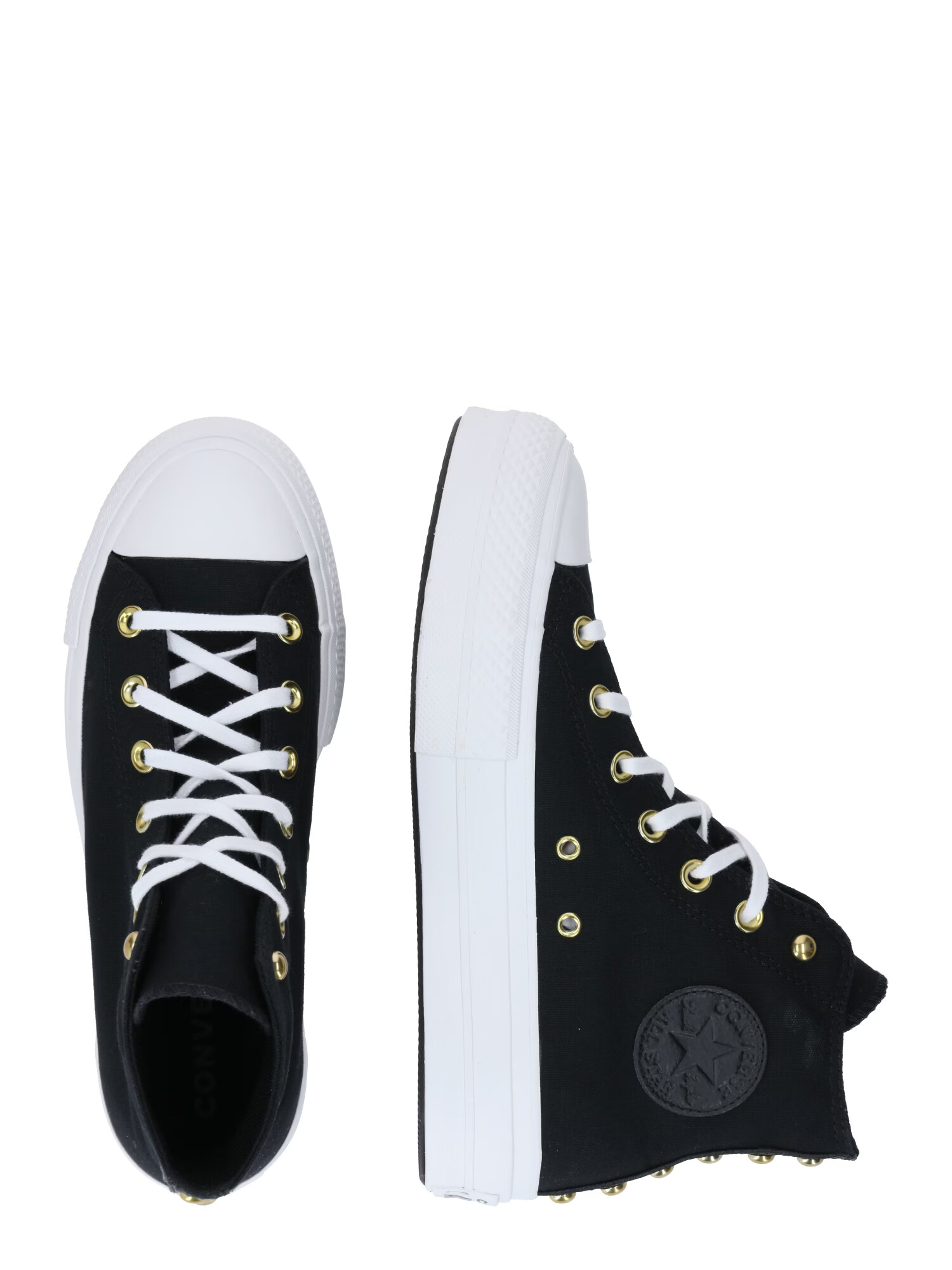 CONVERSE Členkové tenisky 'CHUCK TAYLOR ALL STAR LIFT PLA' čierna - Pepit.sk