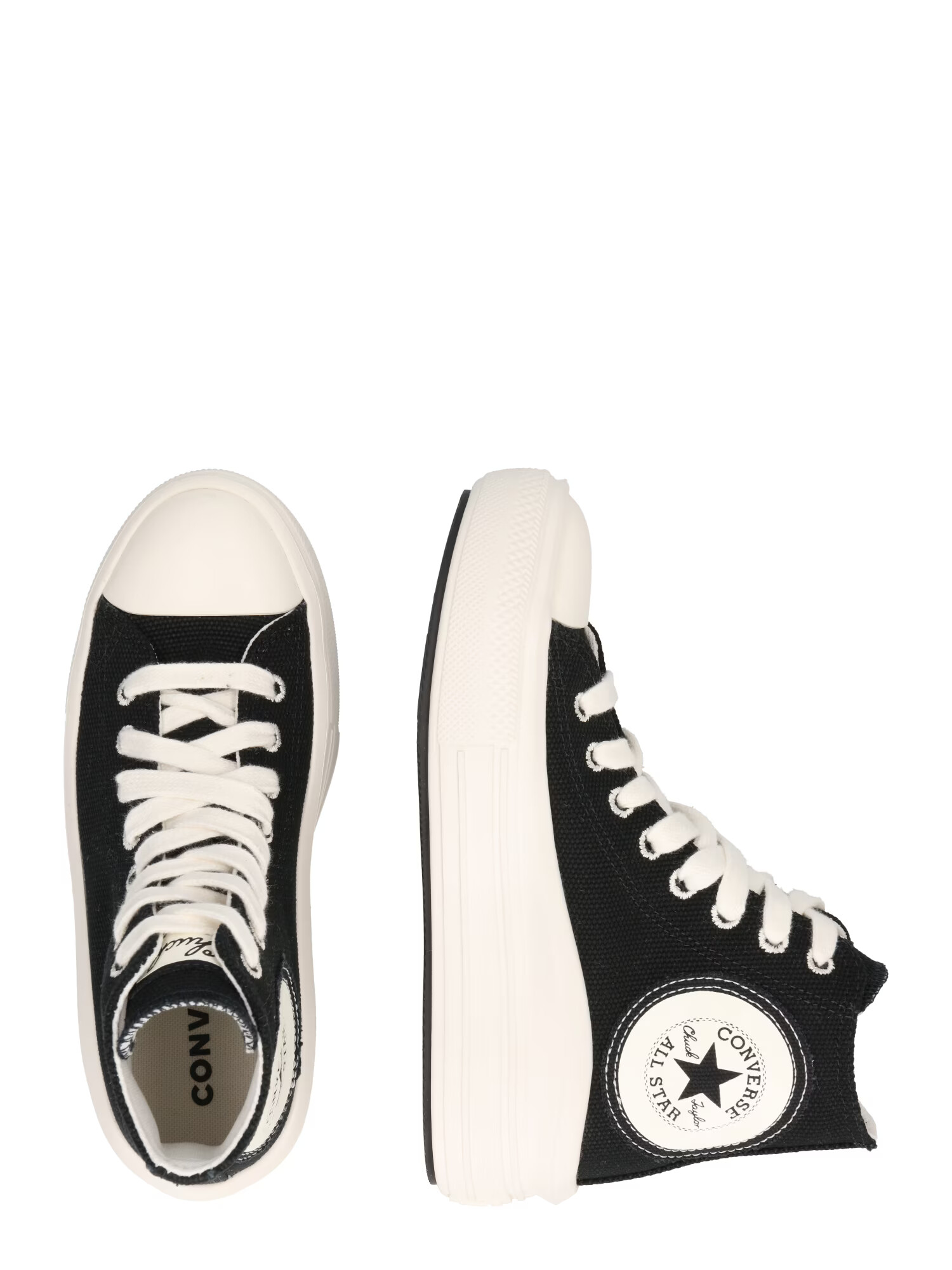 CONVERSE Členkové tenisky 'Chuck Taylor All Star Move' čierna / biela - Pepit.sk