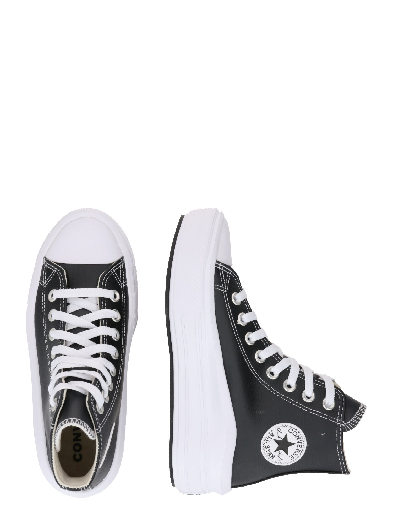 CONVERSE Členkové tenisky 'CHUCK TAYLOR ALL STAR MOVE' čierna / biela - Pepit.sk