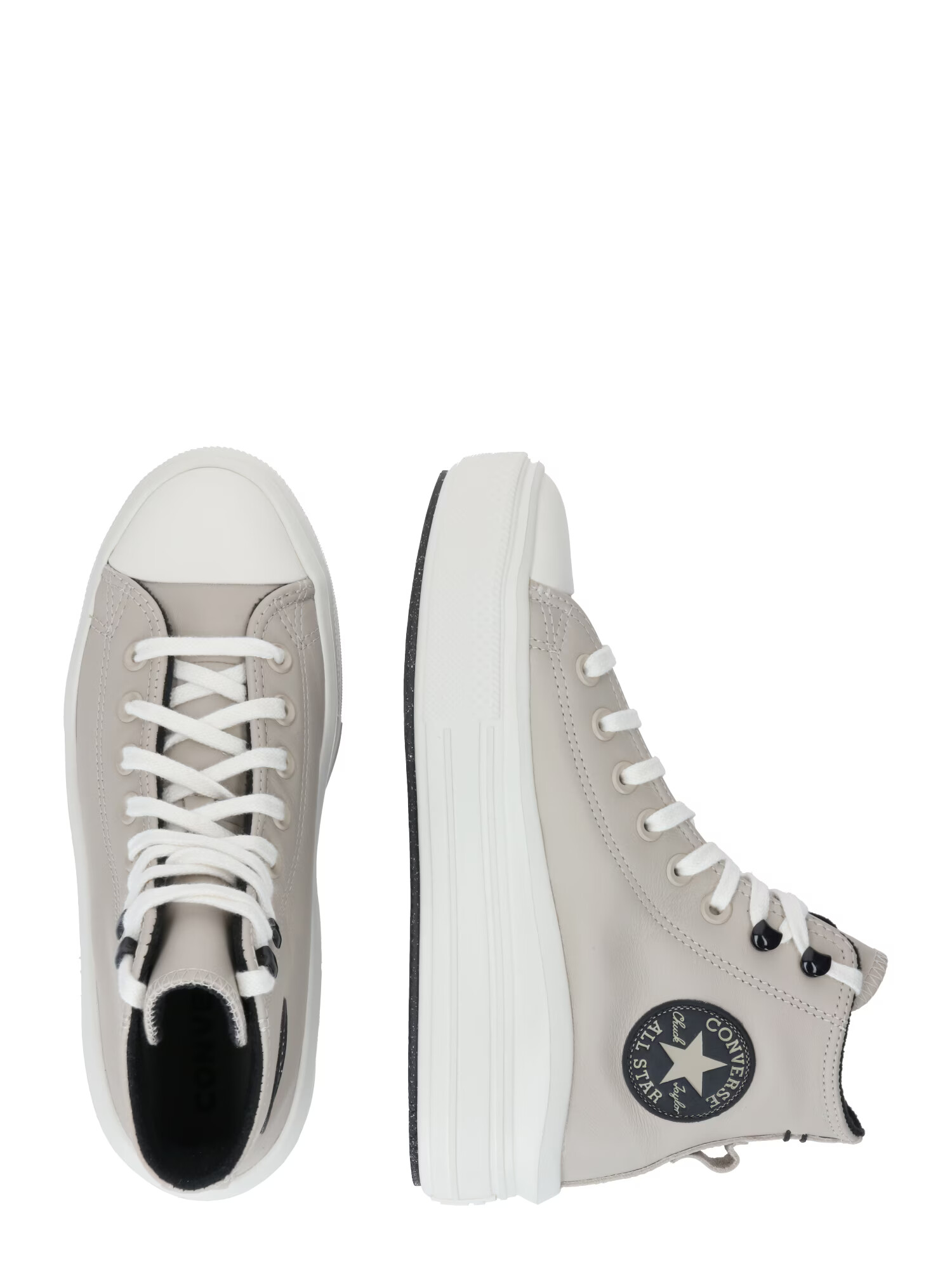 CONVERSE Členkové tenisky 'CHUCK TAYLOR ALL STAR MOVE' svetlosivá / čierna / šedobiela - Pepit.sk