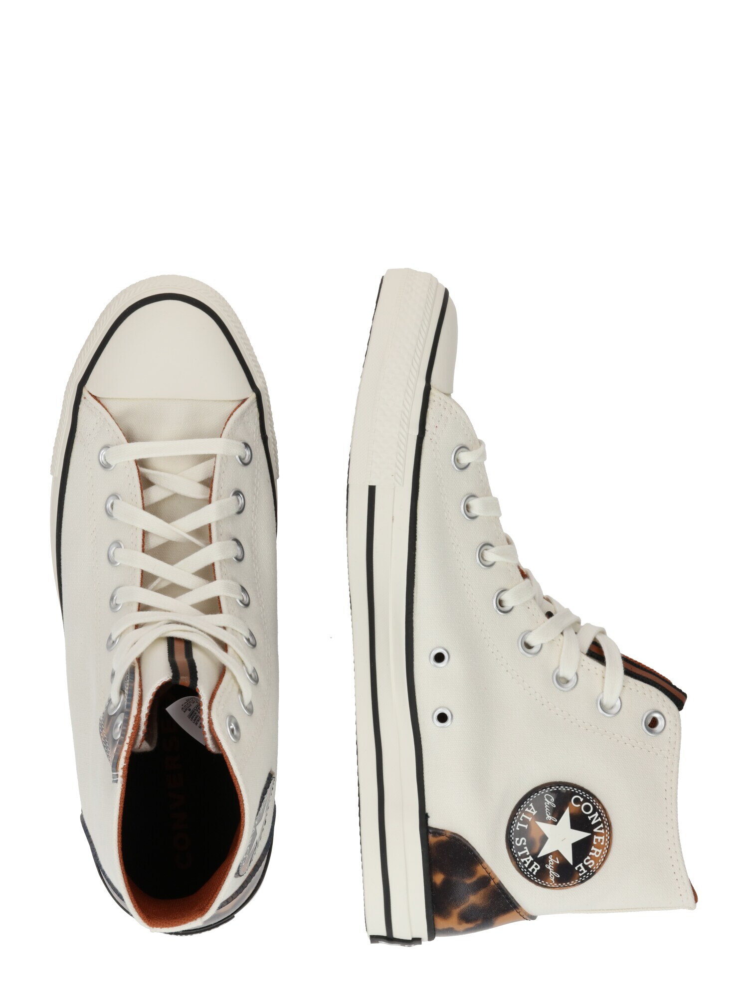 CONVERSE Členkové tenisky 'Chuck Taylor All Star' svetlohnedá / čierna / biela - Pepit.sk