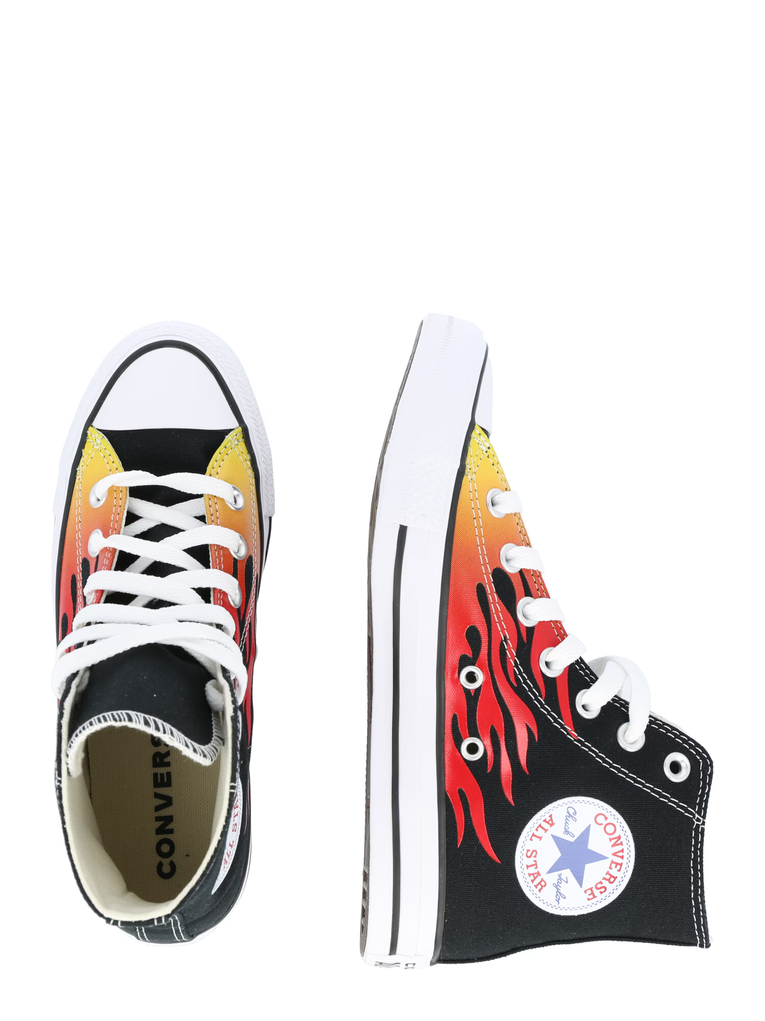 CONVERSE Členkové tenisky 'Chuck Taylor' žltá / červená / čierna - Pepit.sk