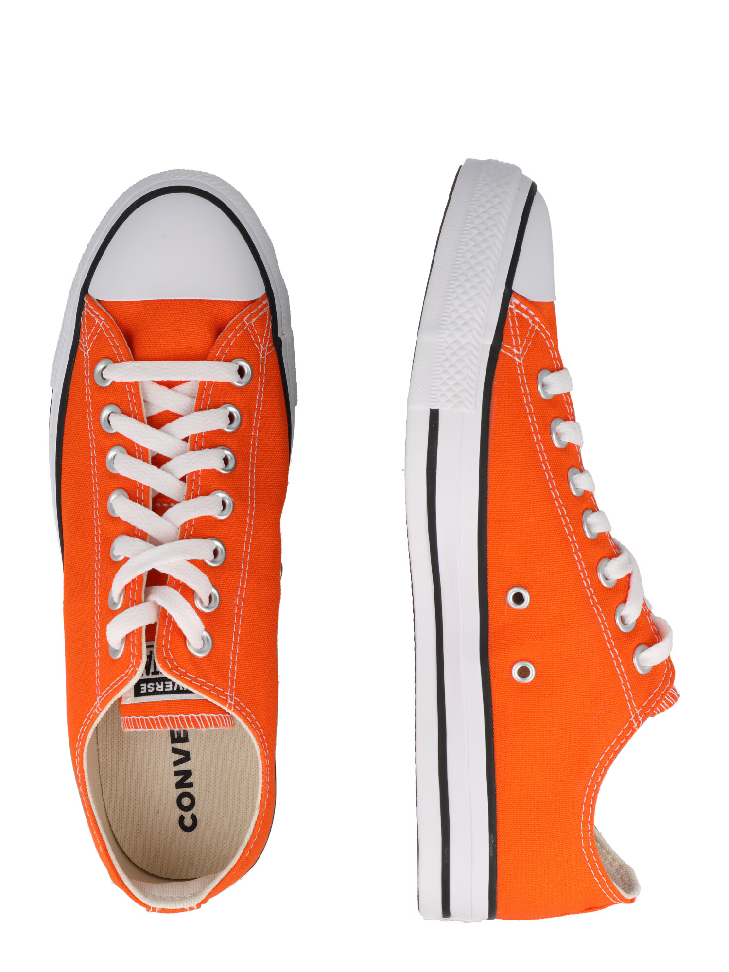 CONVERSE Nízke tenisky 'Chuck Taylor All Star' oranžová / čierna / biela - Pepit.sk