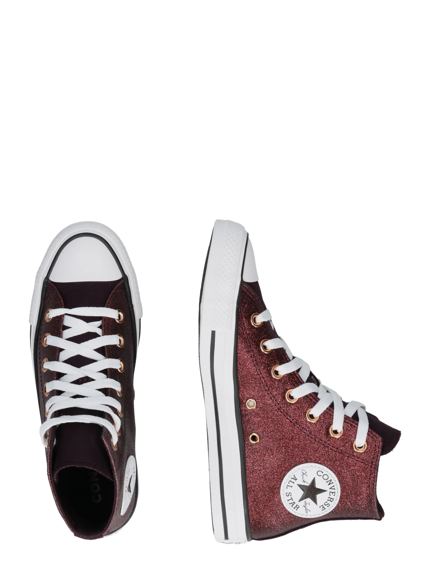 CONVERSE Nízke tenisky 'CHUCK TAYLOR ALL STAR' vínovo červená / čierna / biela - Pepit.sk