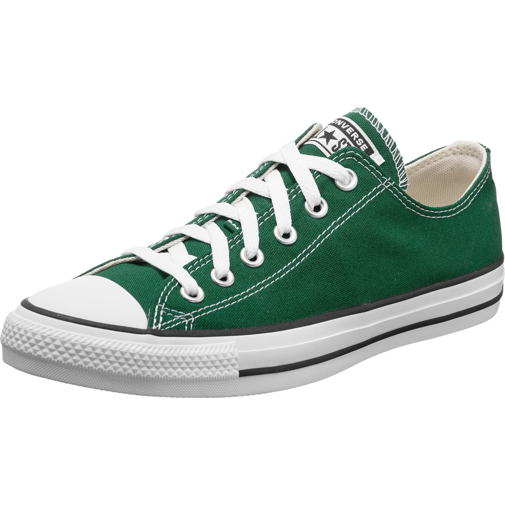 CONVERSE Nízke tenisky 'Chuck Taylor All Star' zelená / čierna / biela - Pepit.sk