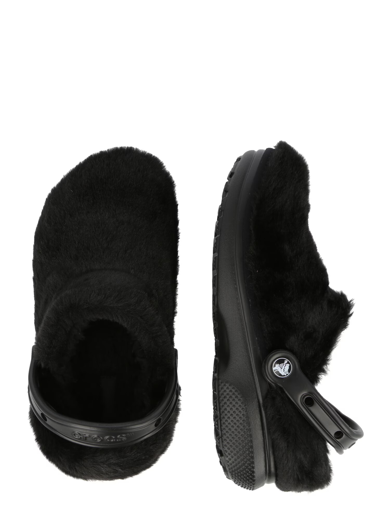 Crocs Dreváky 'Classic Fur Sure' čierna - Pepit.sk