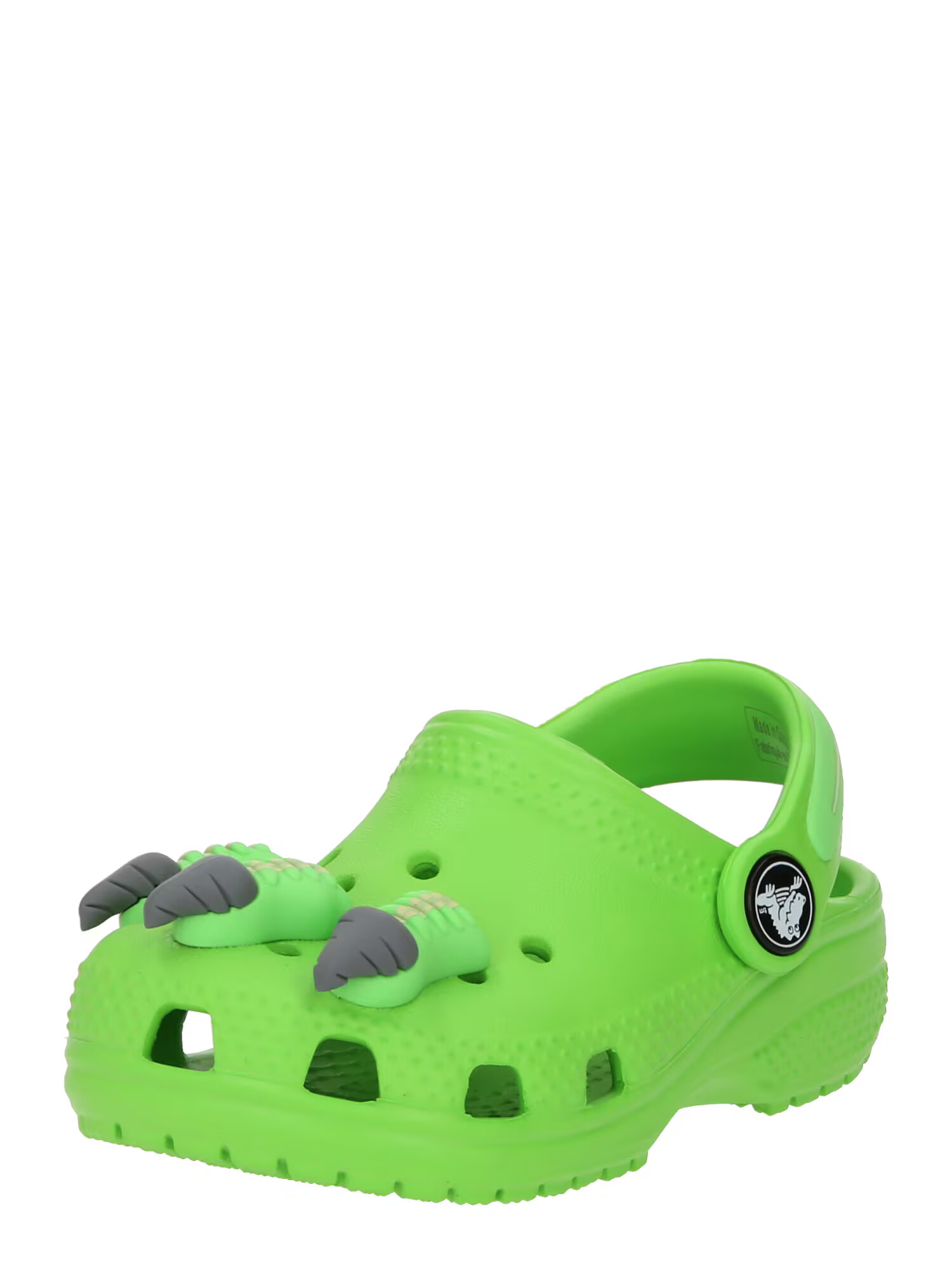 Crocs Otvorená obuv 'Classic' sivá / trávovo zelená / čierna / biela - Pepit.sk