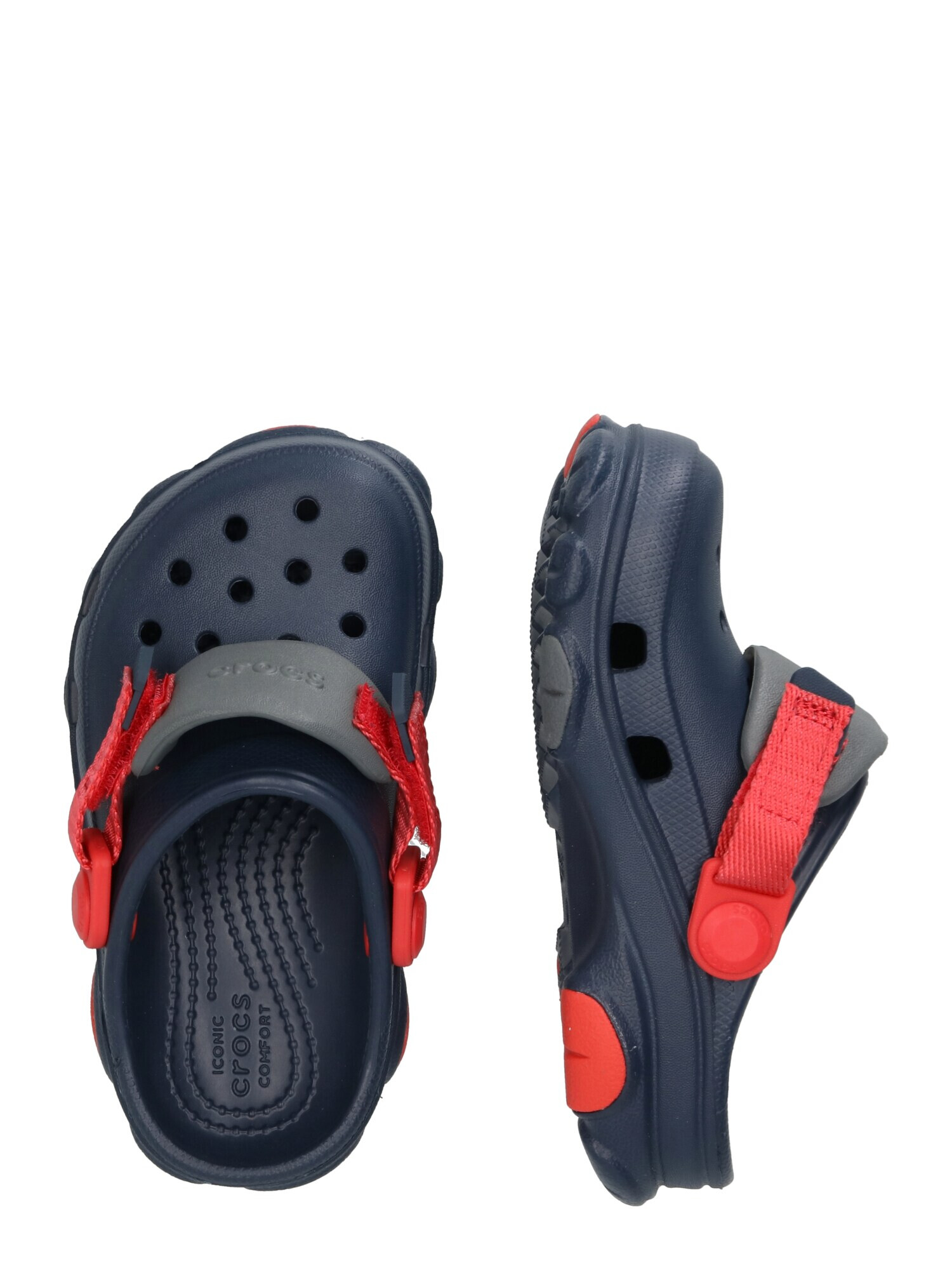 Crocs Otvorená obuv námornícka modrá / sivá / červená - Pepit.sk