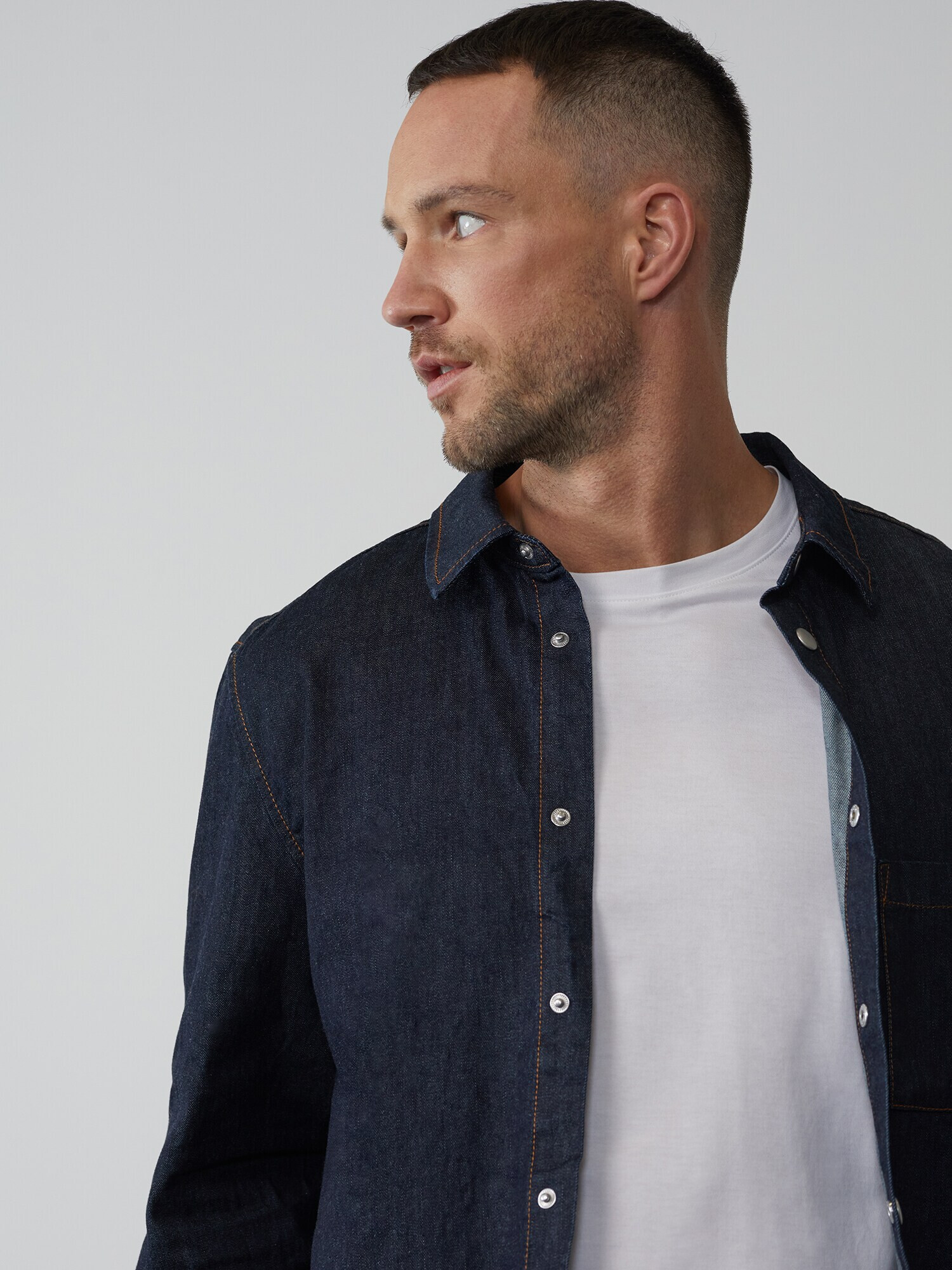 DAN FOX APPAREL Košeľa 'Jarne' modrá denim - Pepit.sk