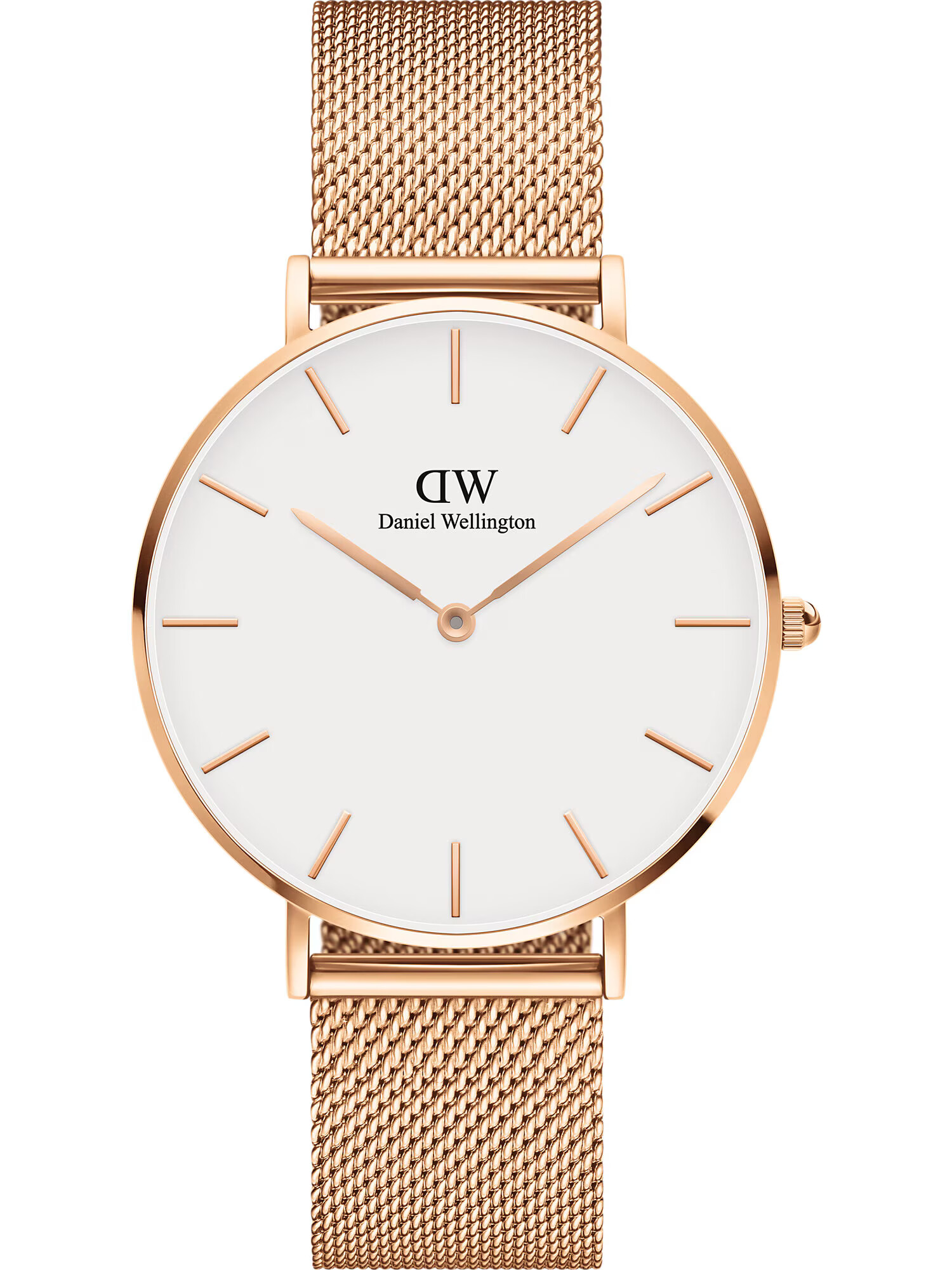 Daniel Wellington Analógové hodinky 'Petite Melrose RG White' ružové zlato - Pepit.sk