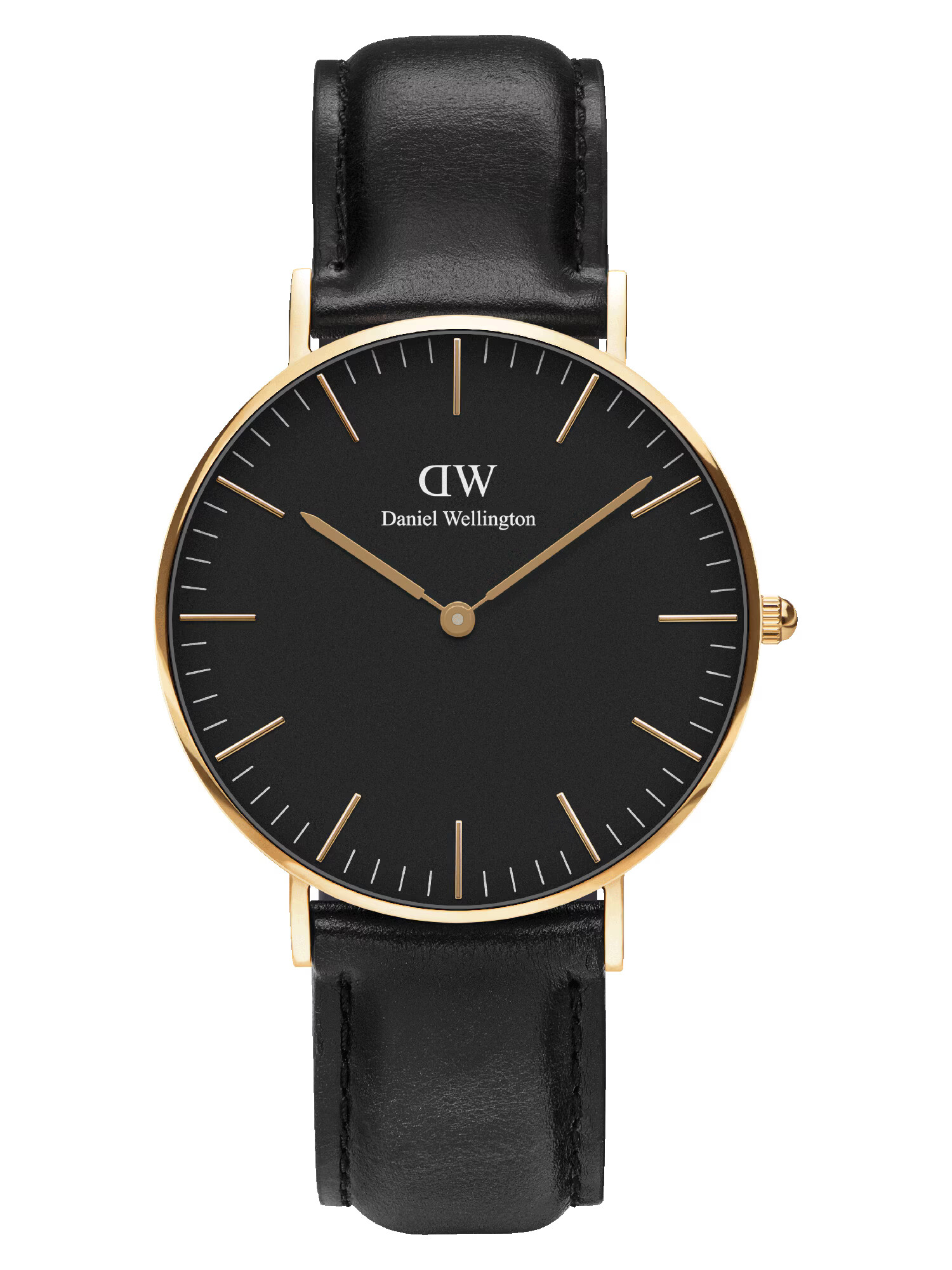 Daniel Wellington Analógové hodinky 'Sheffield' zlatá / čierna / biela - Pepit.sk