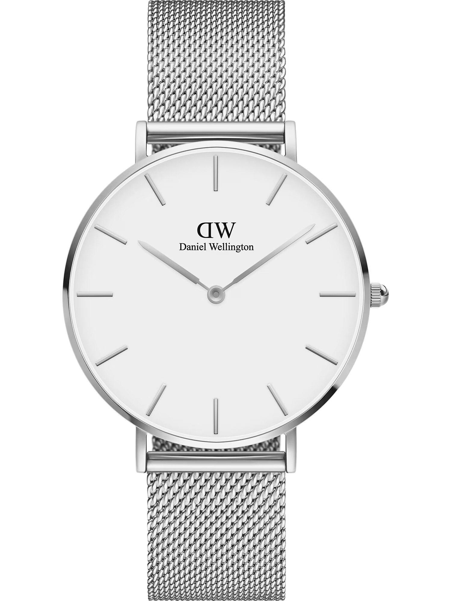 Daniel Wellington Analógové hodinky 'Petite Sterling S White' strieborná - Pepit.sk