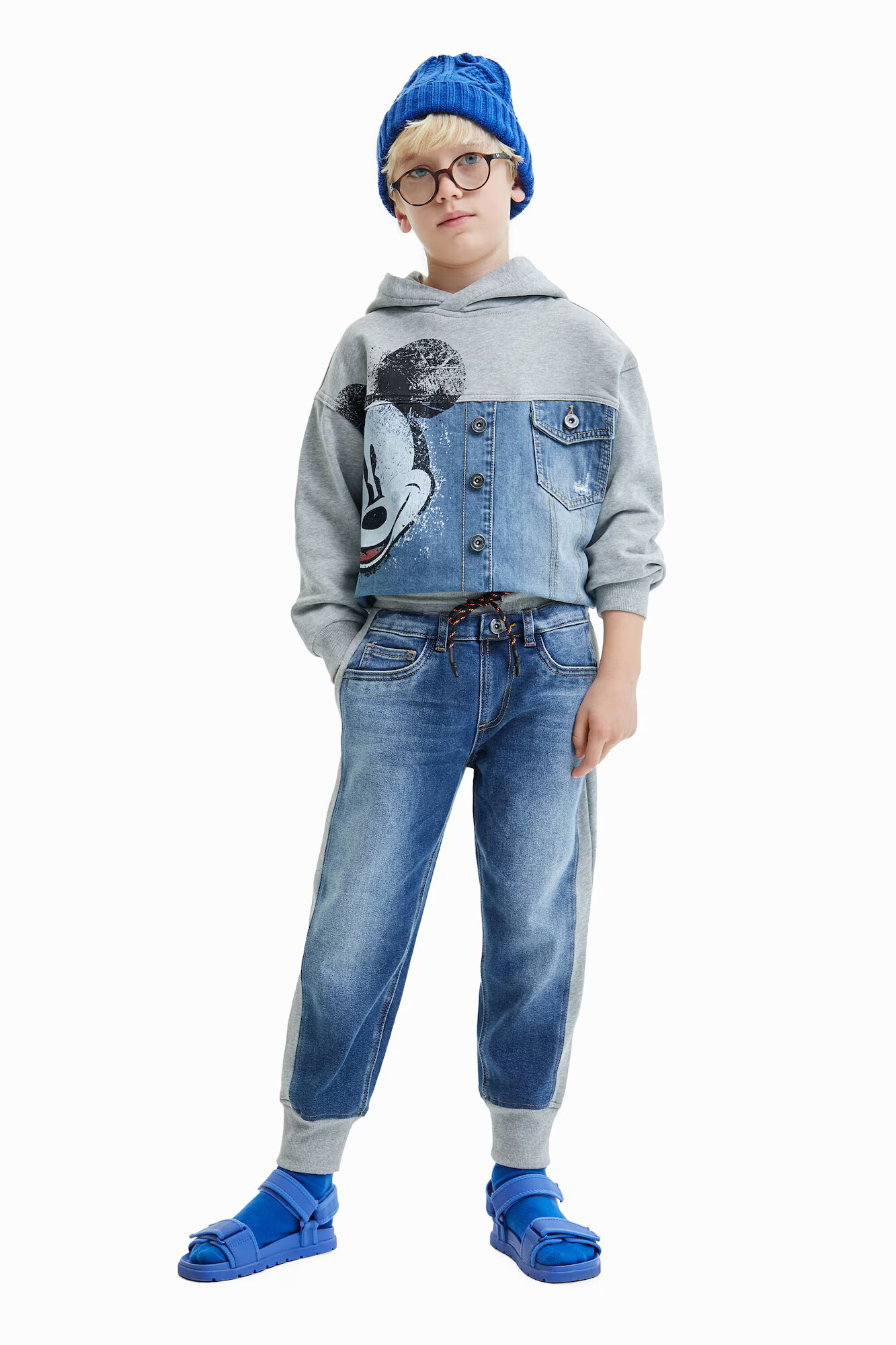 Desigual Džínsy 'Oca' modrá denim / sivá melírovaná - Pepit.sk