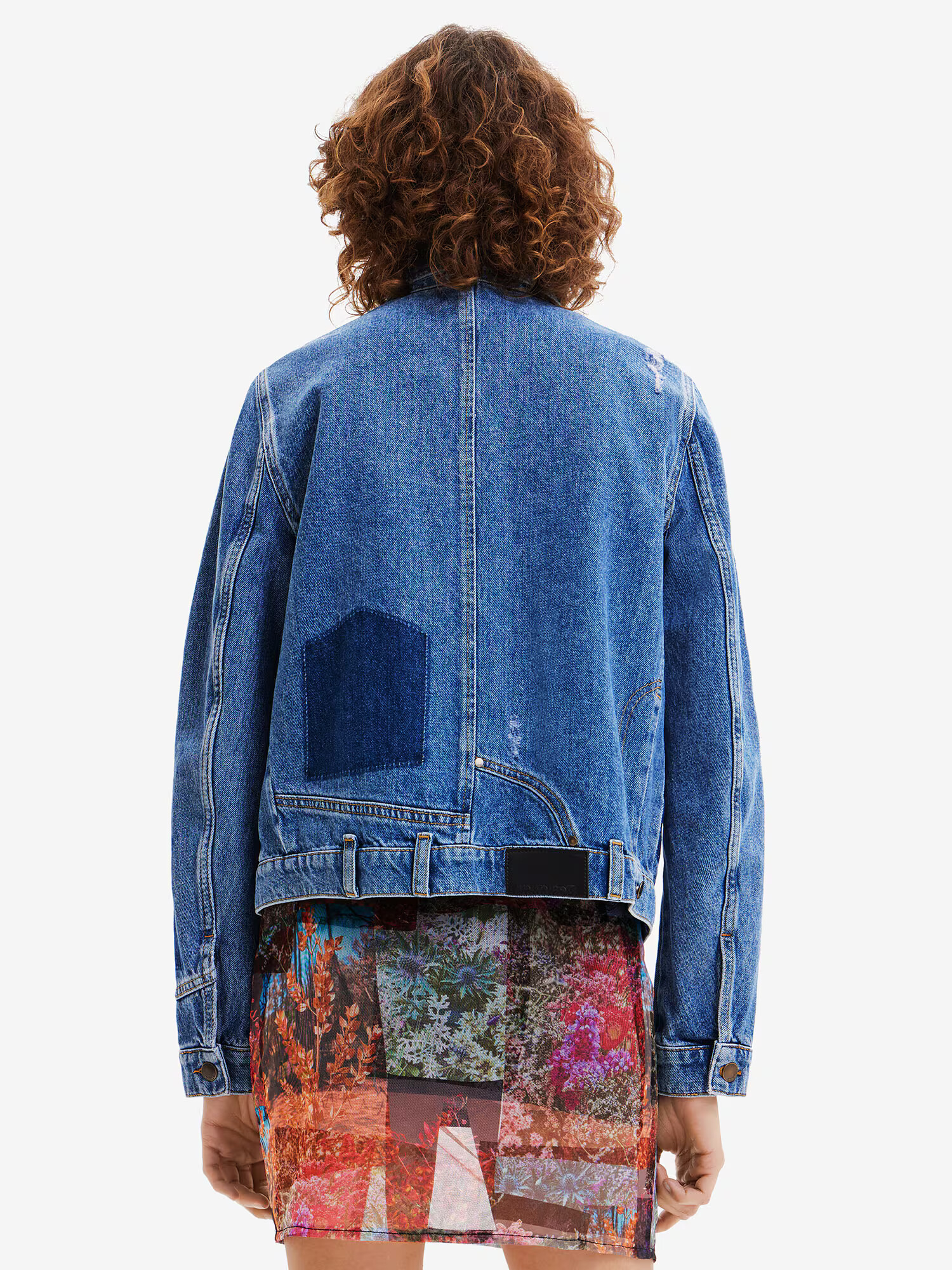 Desigual Prechodná bunda 'AKAI' modrá denim / tmavomodrá - Pepit.sk