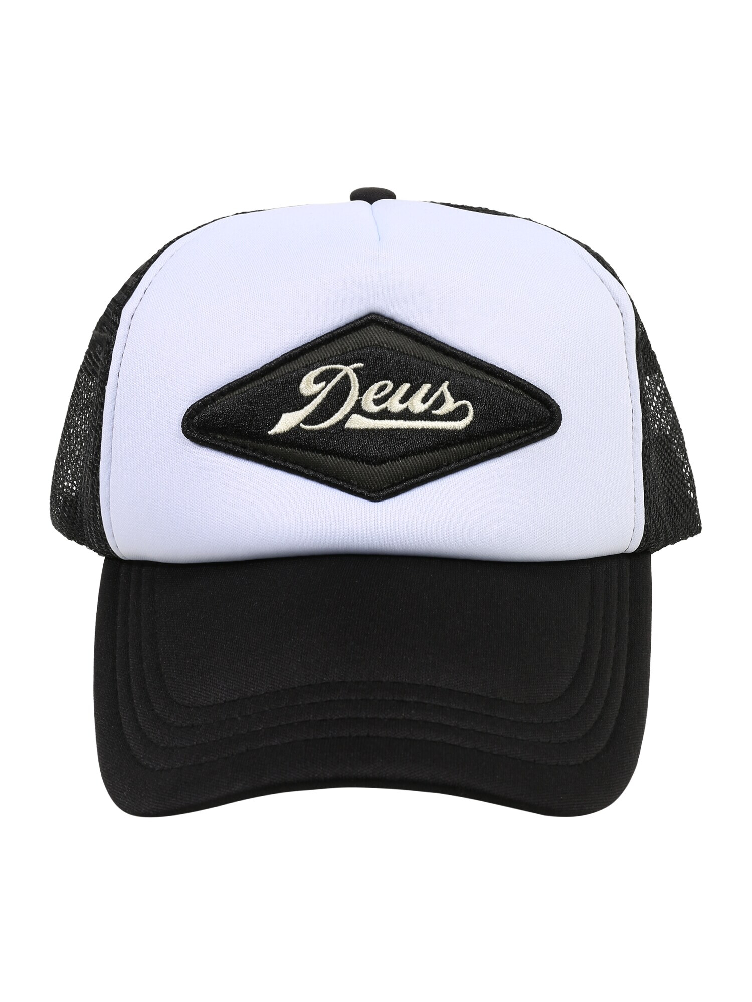 DEUS EX MACHINA Čiapka 'Diamond Trucker' čierna / biela - Pepit.sk