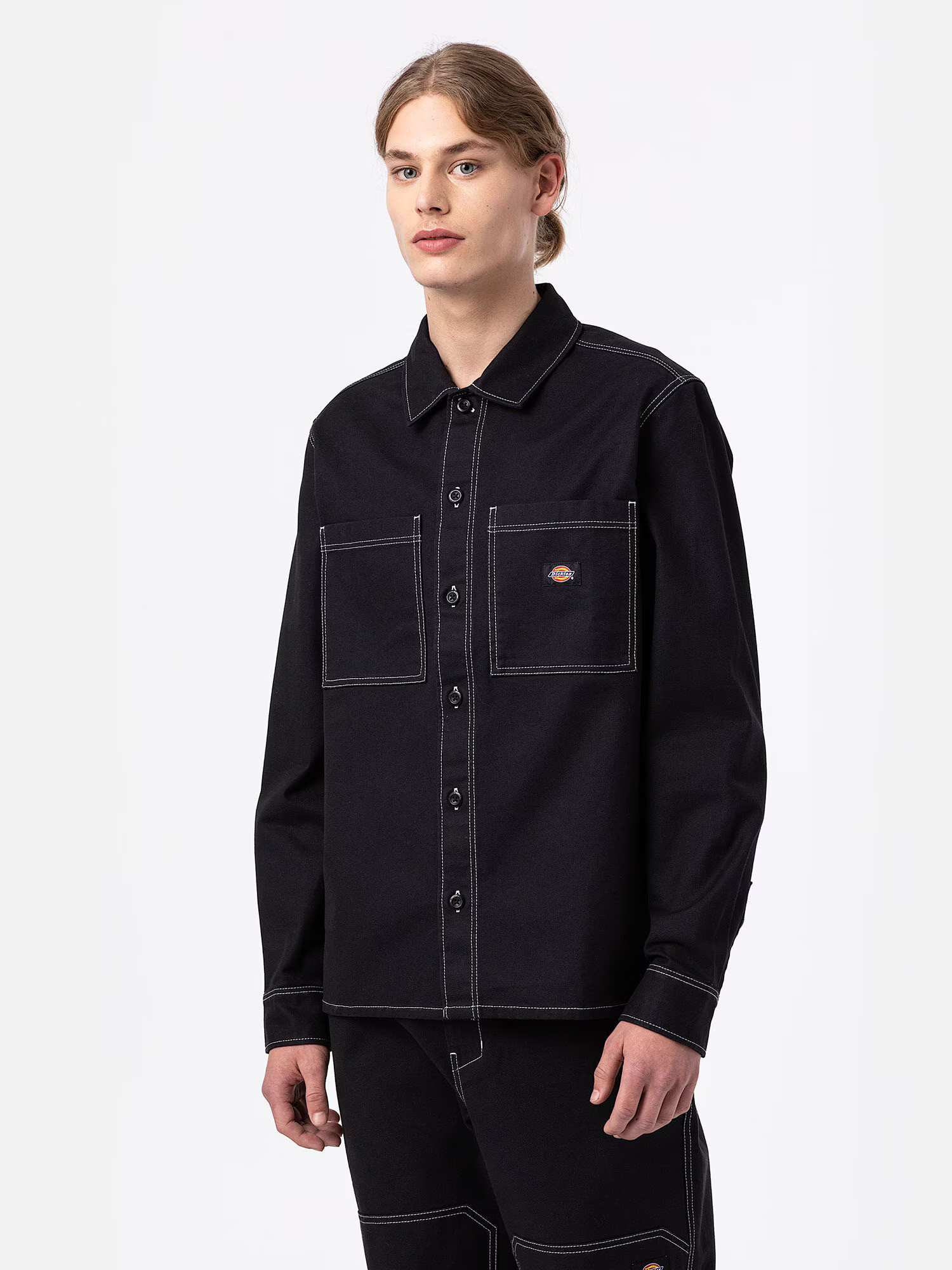 DICKIES Košeľa 'FLORALA' krvavo červená / čierna / biela - Pepit.sk