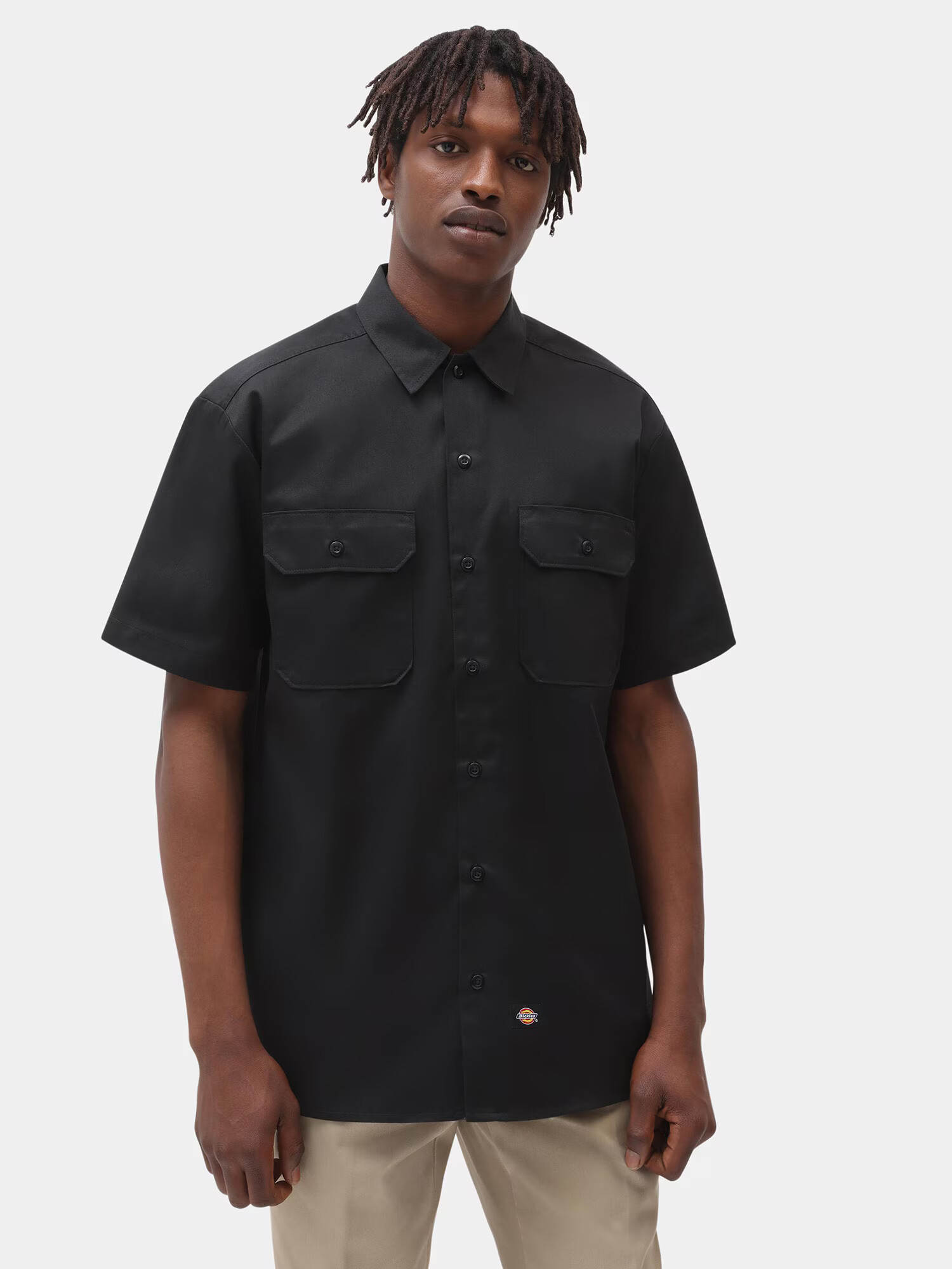 DICKIES Košeľa 'Work Shirt' antracitová / čierna - Pepit.sk