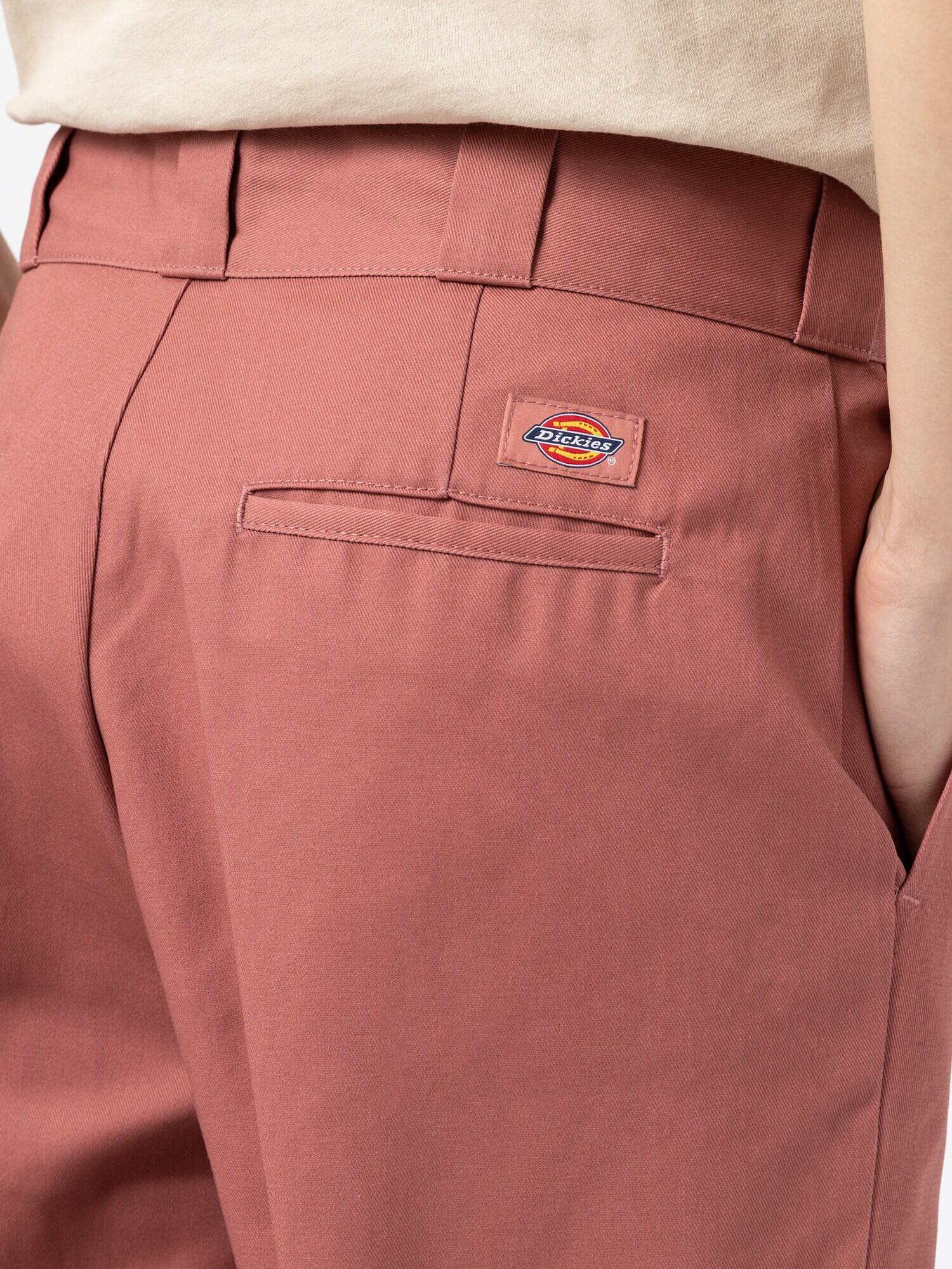 DICKIES Nohavice s pukmi '874 Cropped' staroružová - Pepit.sk