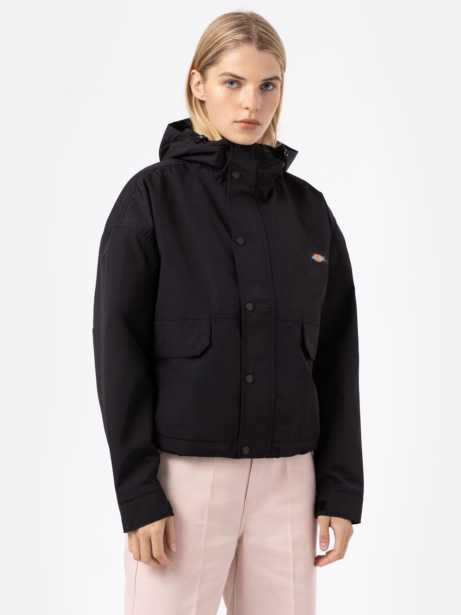 DICKIES Prechodná bunda 'Glacier' červená / čierna / biela - Pepit.sk