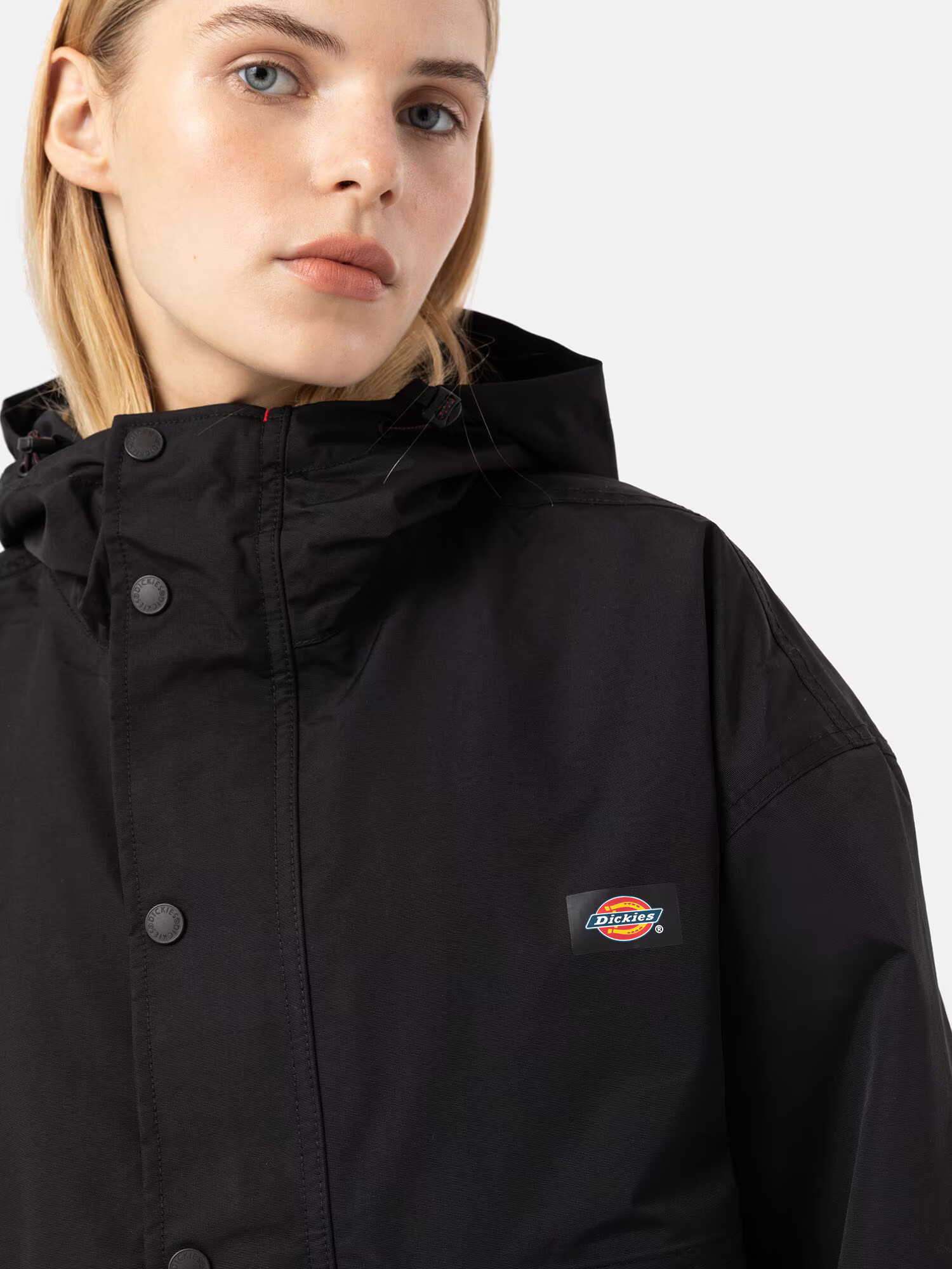 DICKIES Prechodná bunda 'Glacier' červená / čierna / biela - Pepit.sk