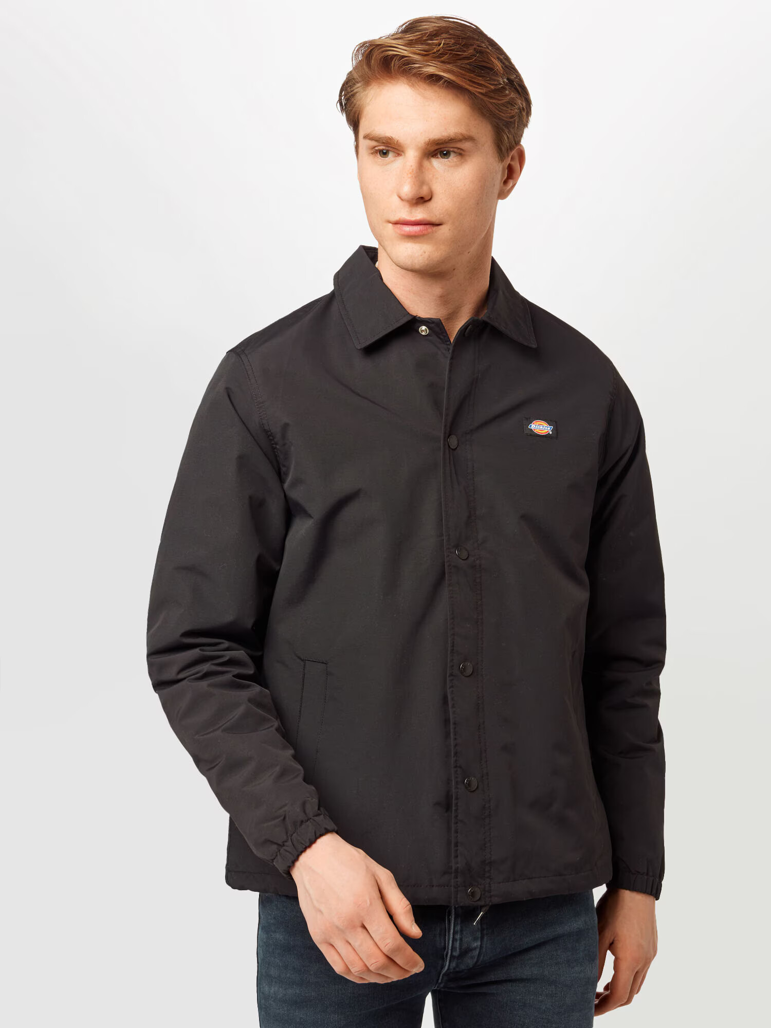 DICKIES Prechodná bunda 'Oakport Coach' kráľovská modrá / svetločervená / čierna / biela - Pepit.sk