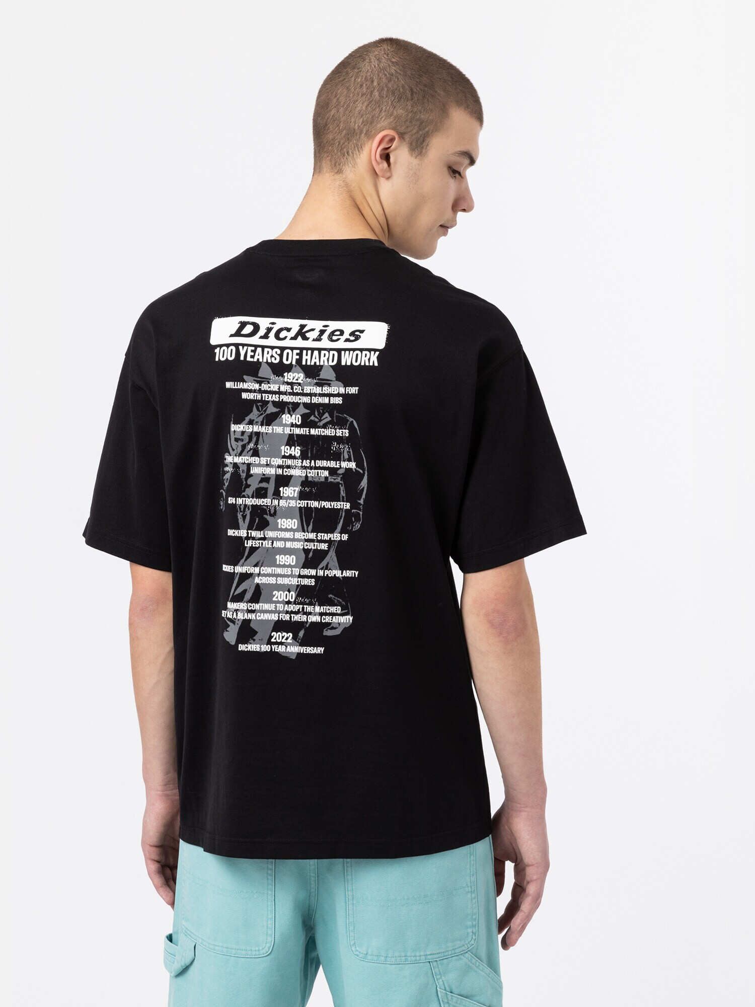 DICKIES Tričko '' čierna / biela - Pepit.sk