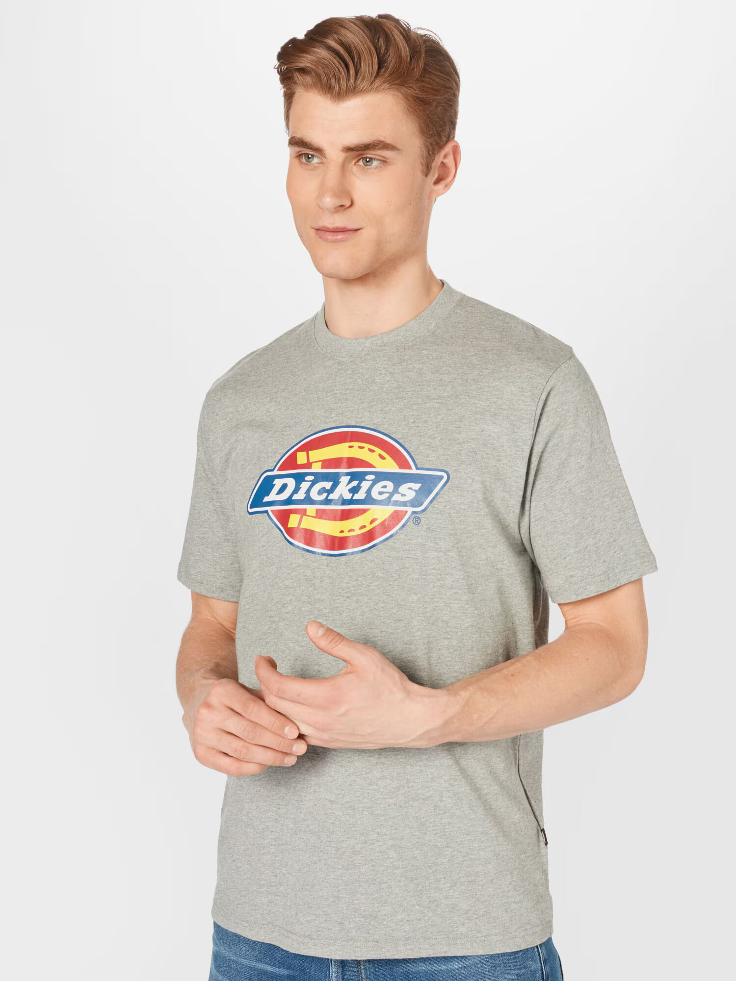 DICKIES Tričko 'Icon Logo' kráľovská modrá / limetková / sivá melírovaná / ohnivo červená / biela - Pepit.sk