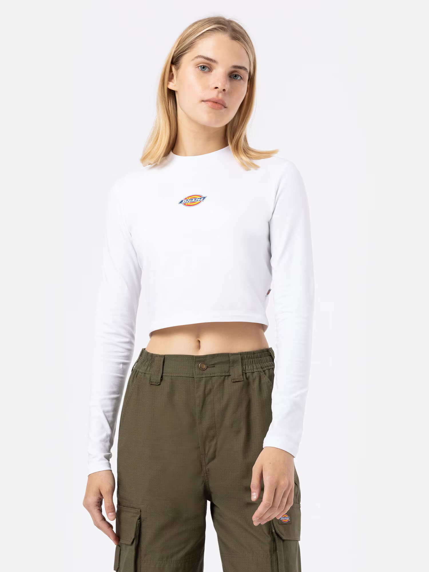 DICKIES Tričko 'MAPLE VALLEY' modrá / žltá / červená / biela - Pepit.sk