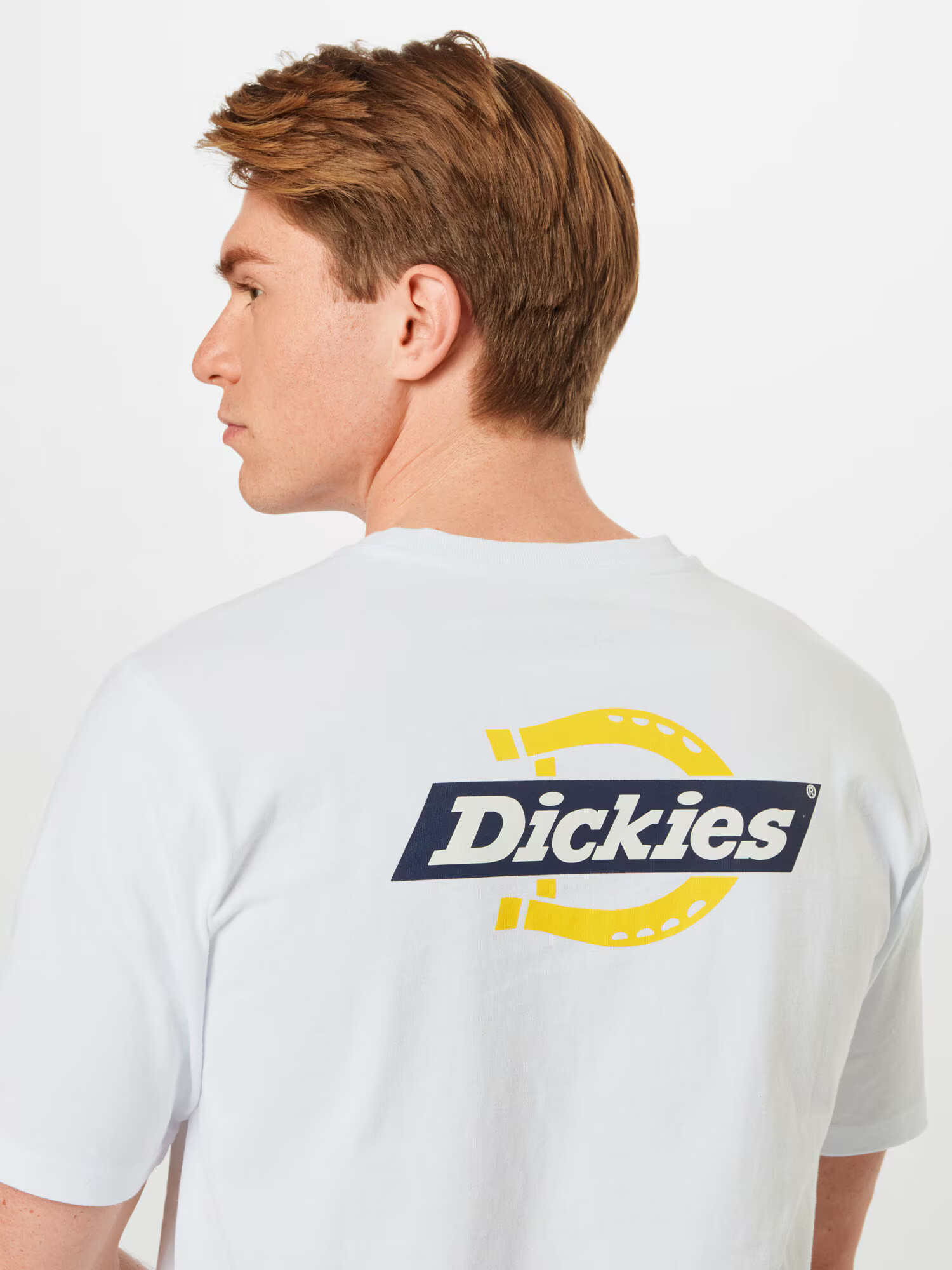 DICKIES Tričko 'RUSTON' tmavomodrá / žltá / biela - Pepit.sk