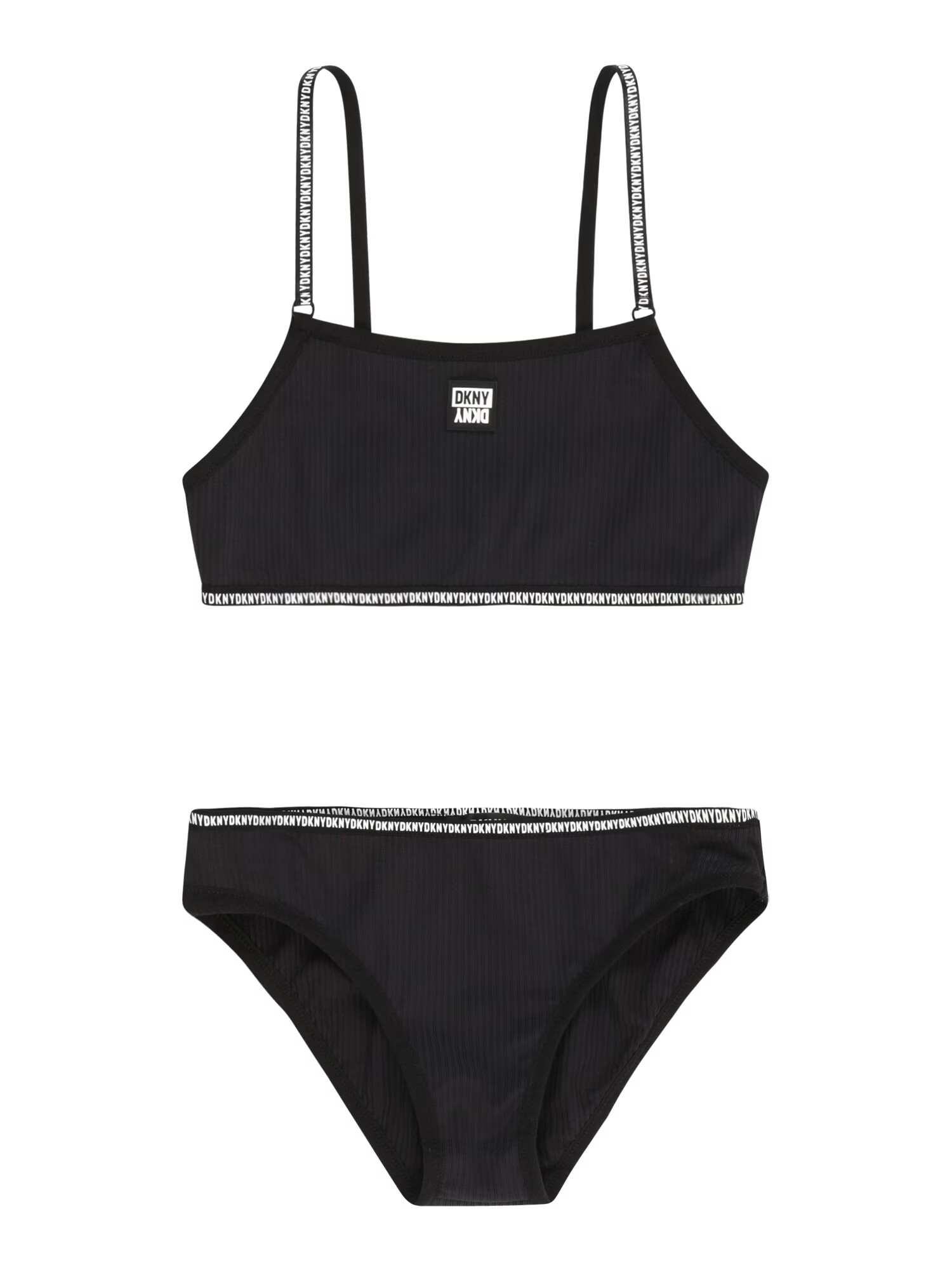 DKNY Bikiny čierna / prírodná biela - Pepit.sk