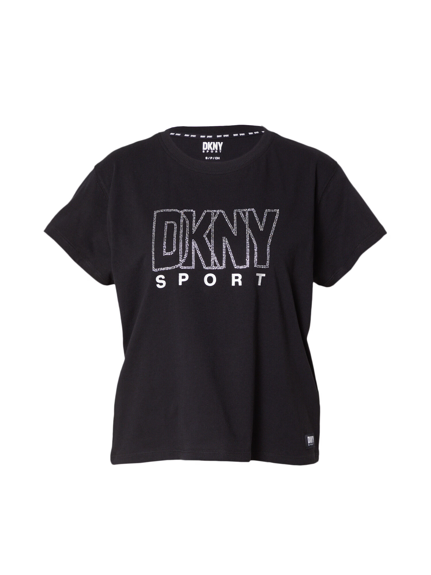 DKNY Performance Funkčné tričko sivá / čierna / strieborná - Pepit.sk