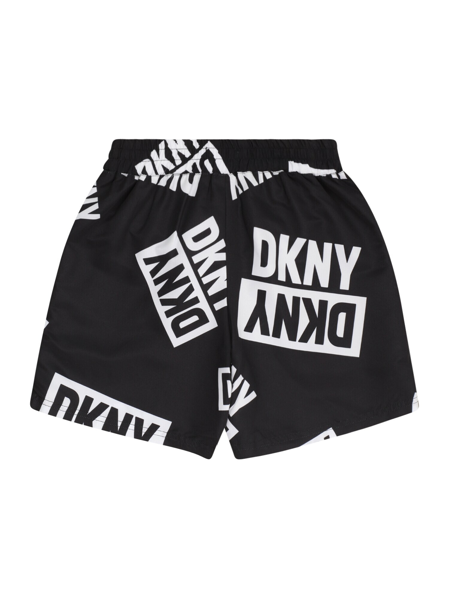 DKNY Plavecké šortky čierna / biela - Pepit.sk