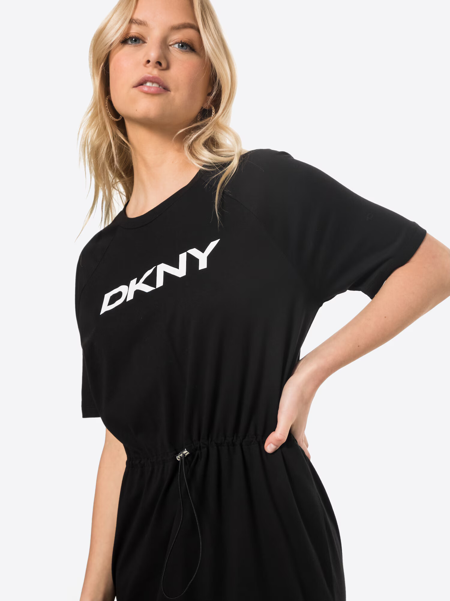 DKNY Šaty čierna / biela - Pepit.sk